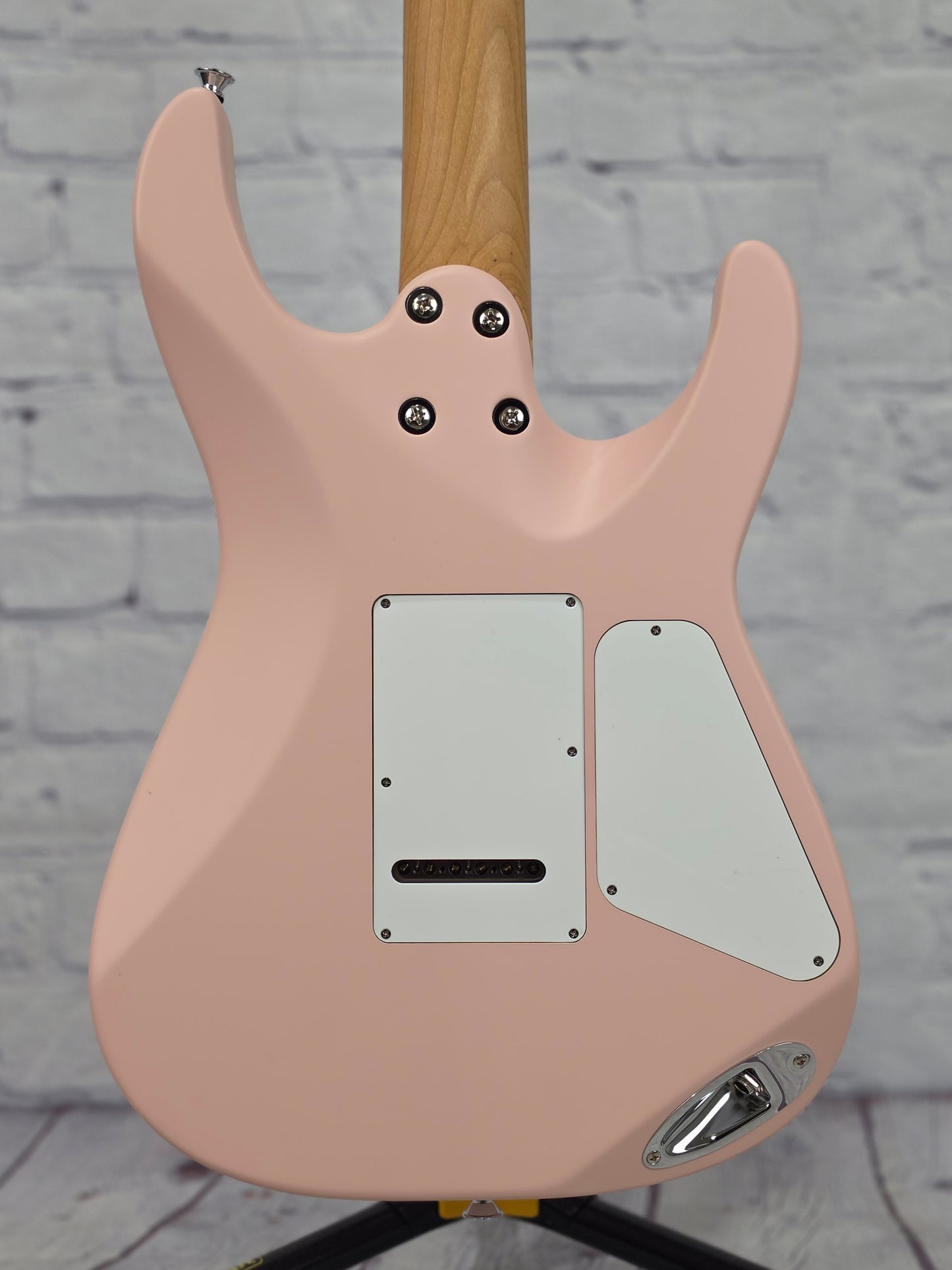 Charvel Guitars Pro-Mod DK24 HH 2PT CM LH Left Handed 6 String Electric Guitar Satin Shell Pink Lefty