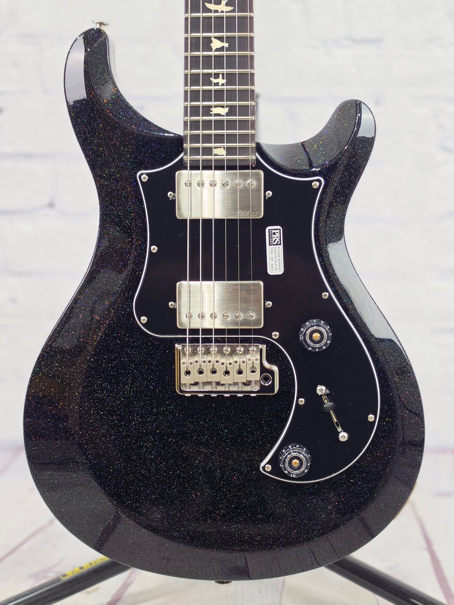 Paul Reed Smith PRS Guitars S2 Standard 24 6 String Electric Guitar Black Rainbow Holoflake
