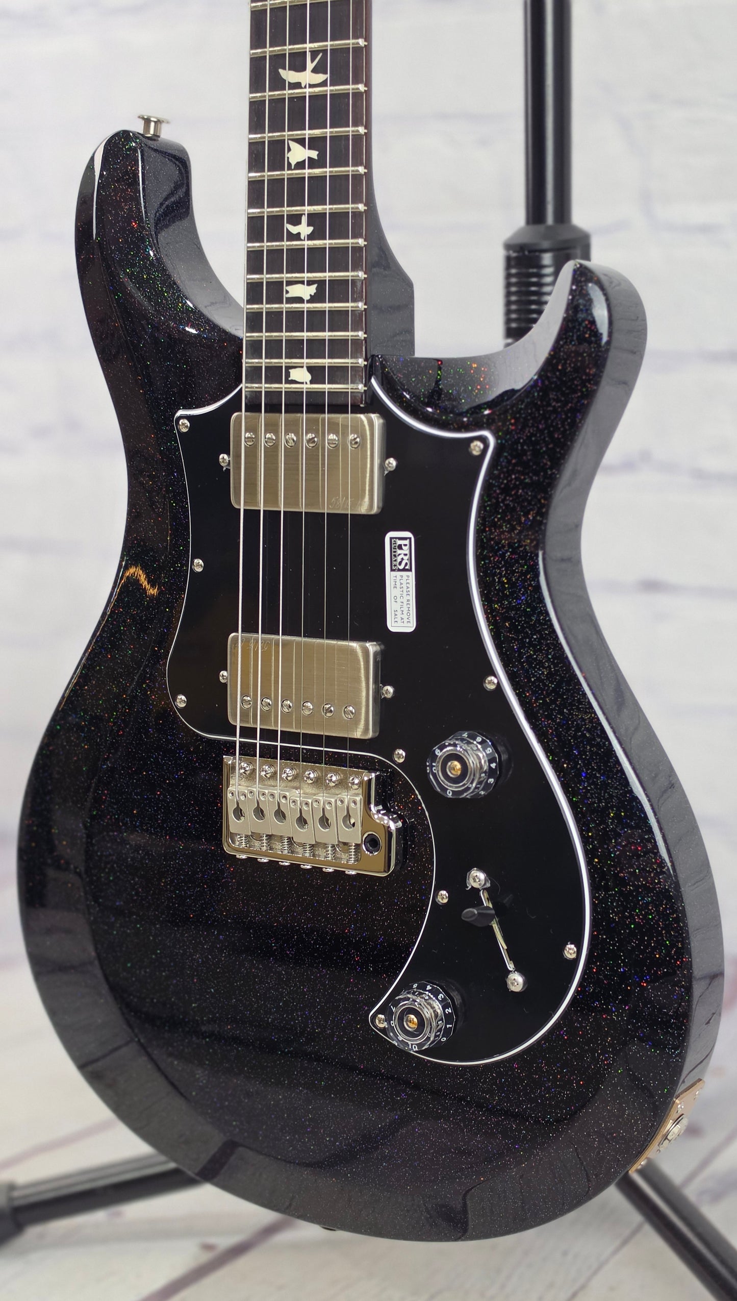 Paul Reed Smith PRS Guitars S2 Standard 24 6 String Electric Guitar Black Rainbow Holoflake