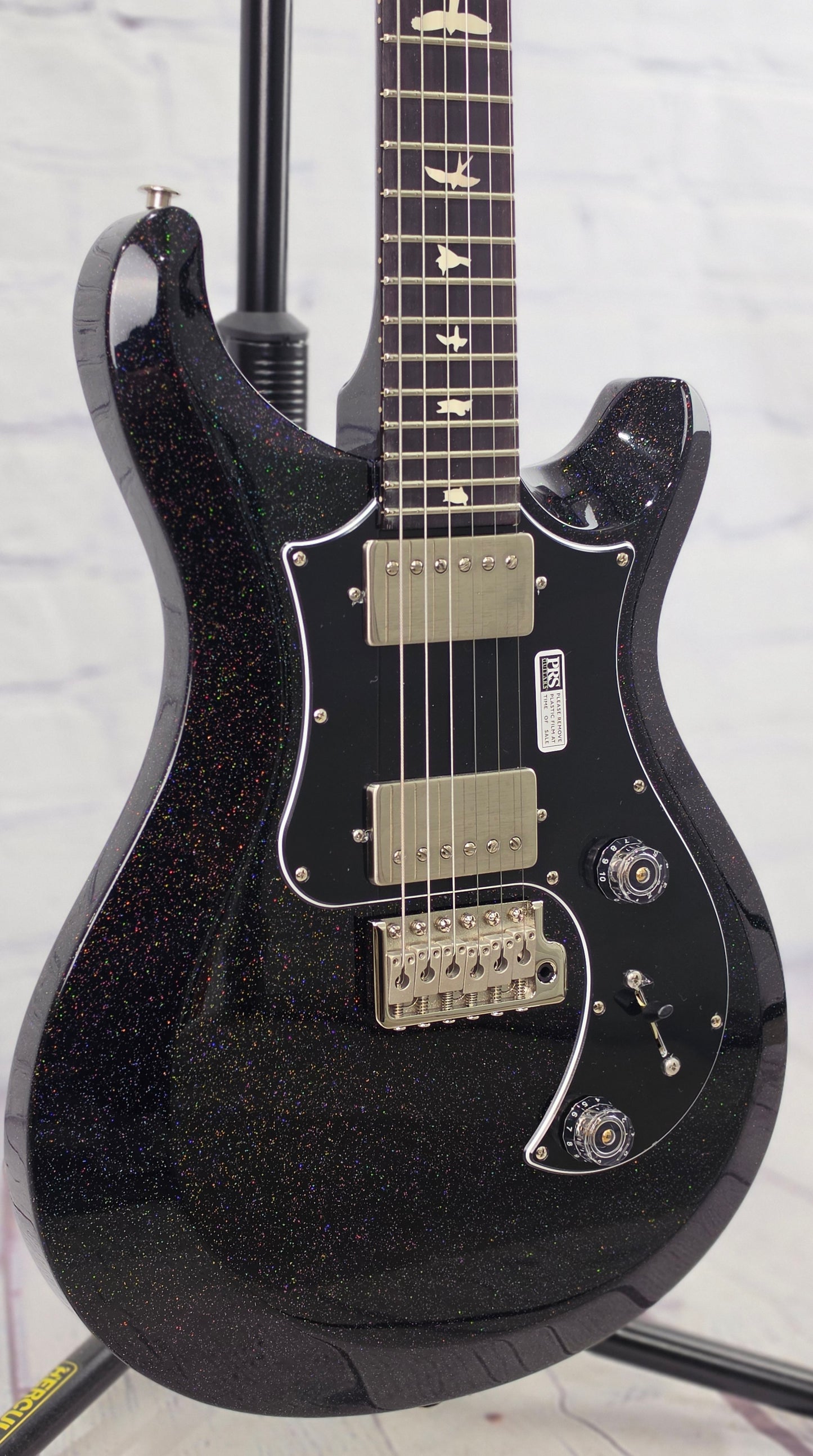 Paul Reed Smith PRS Guitars S2 Standard 24 6 String Electric Guitar Black Rainbow Holoflake
