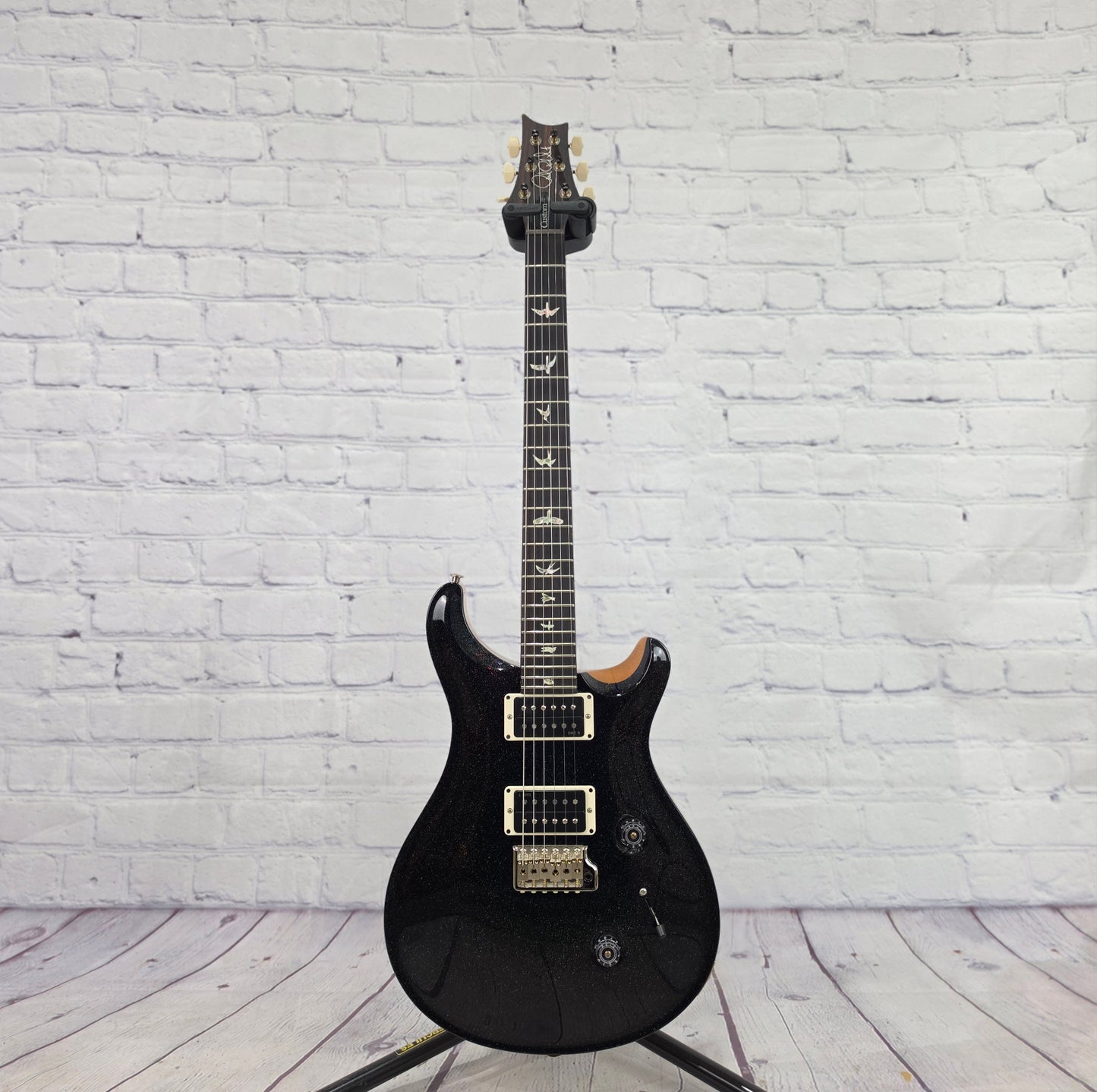 Paul Reed Smith PRS Guitars Custom 24 Core Electric Guitar Rainbow Holoflake Natural Back