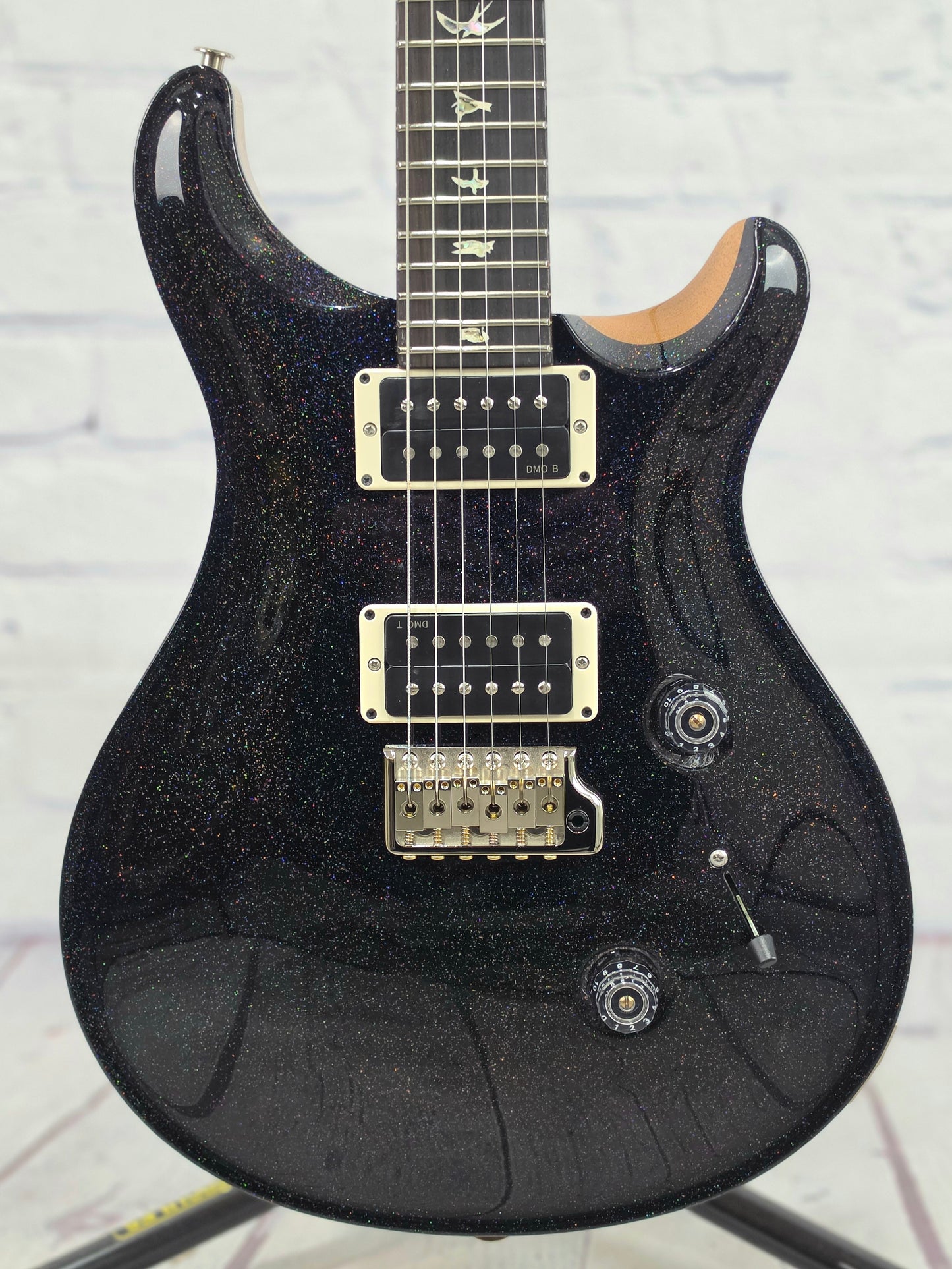 Paul Reed Smith PRS Guitars Custom 24 Core Electric Guitar Rainbow Holoflake Natural Back