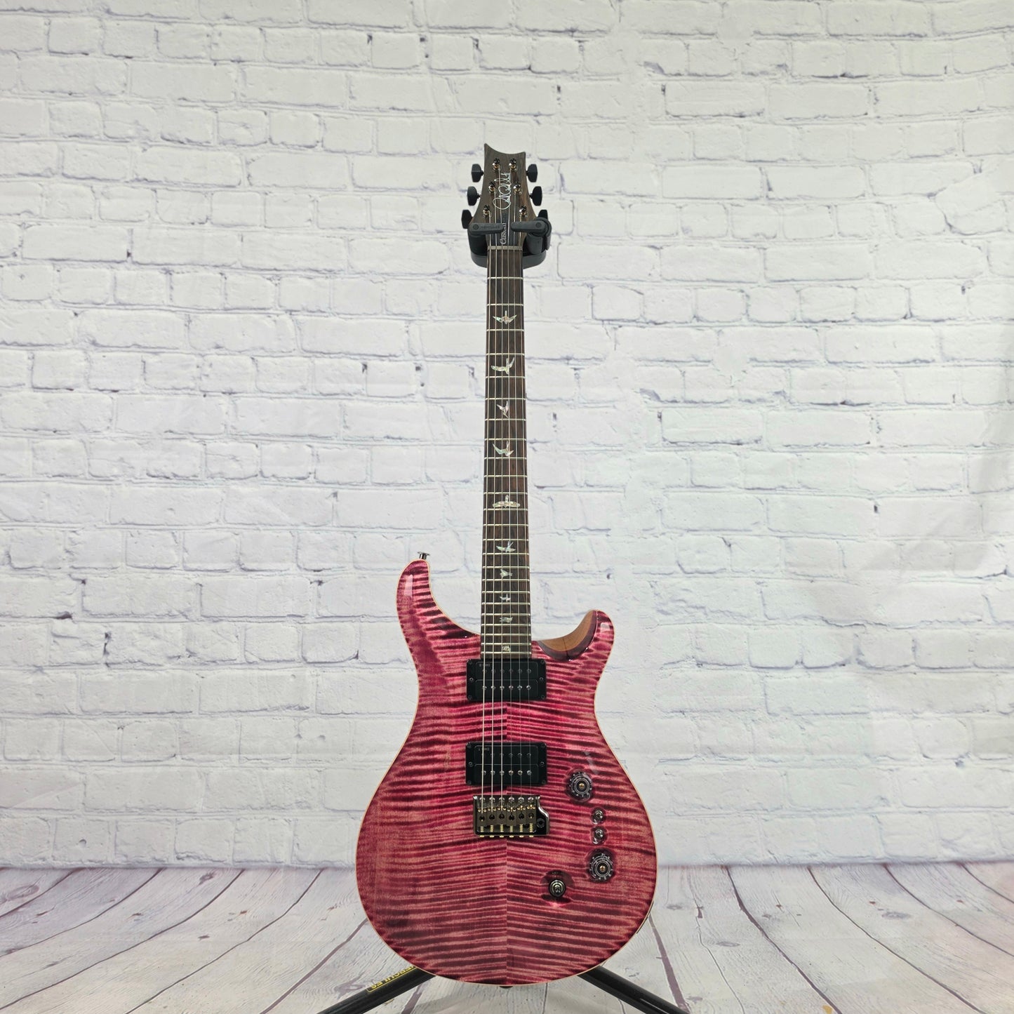 Paul Reed Smith PRS Guitars Custom 24-08 6 String Electric Guitar 10 Top Limited Private Stock Pomegranate