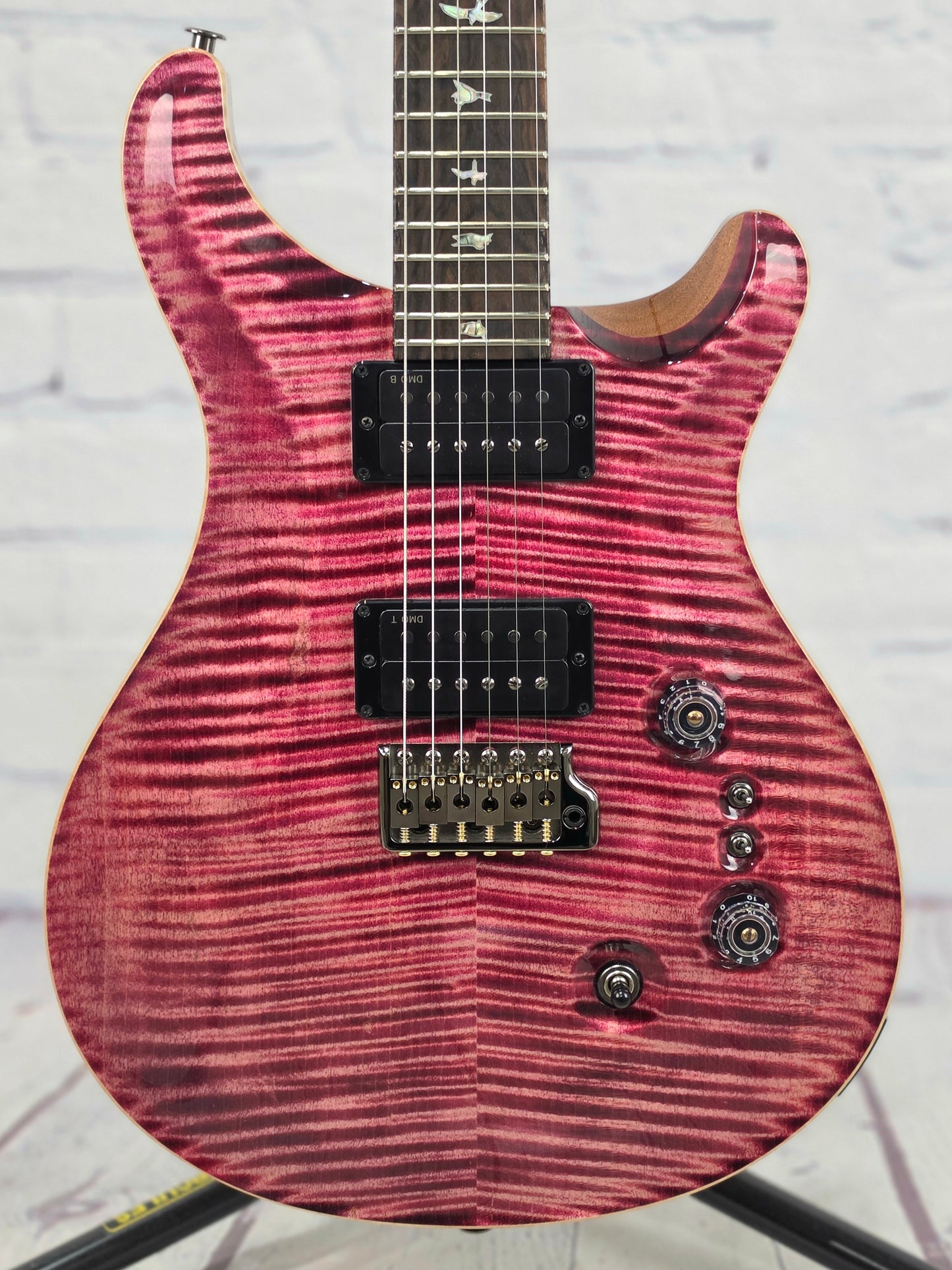 Paul Reed Smith PRS Guitars Custom 24-08 6 String Electric Guitar 10 Top Limited Private Stock Pomegranate