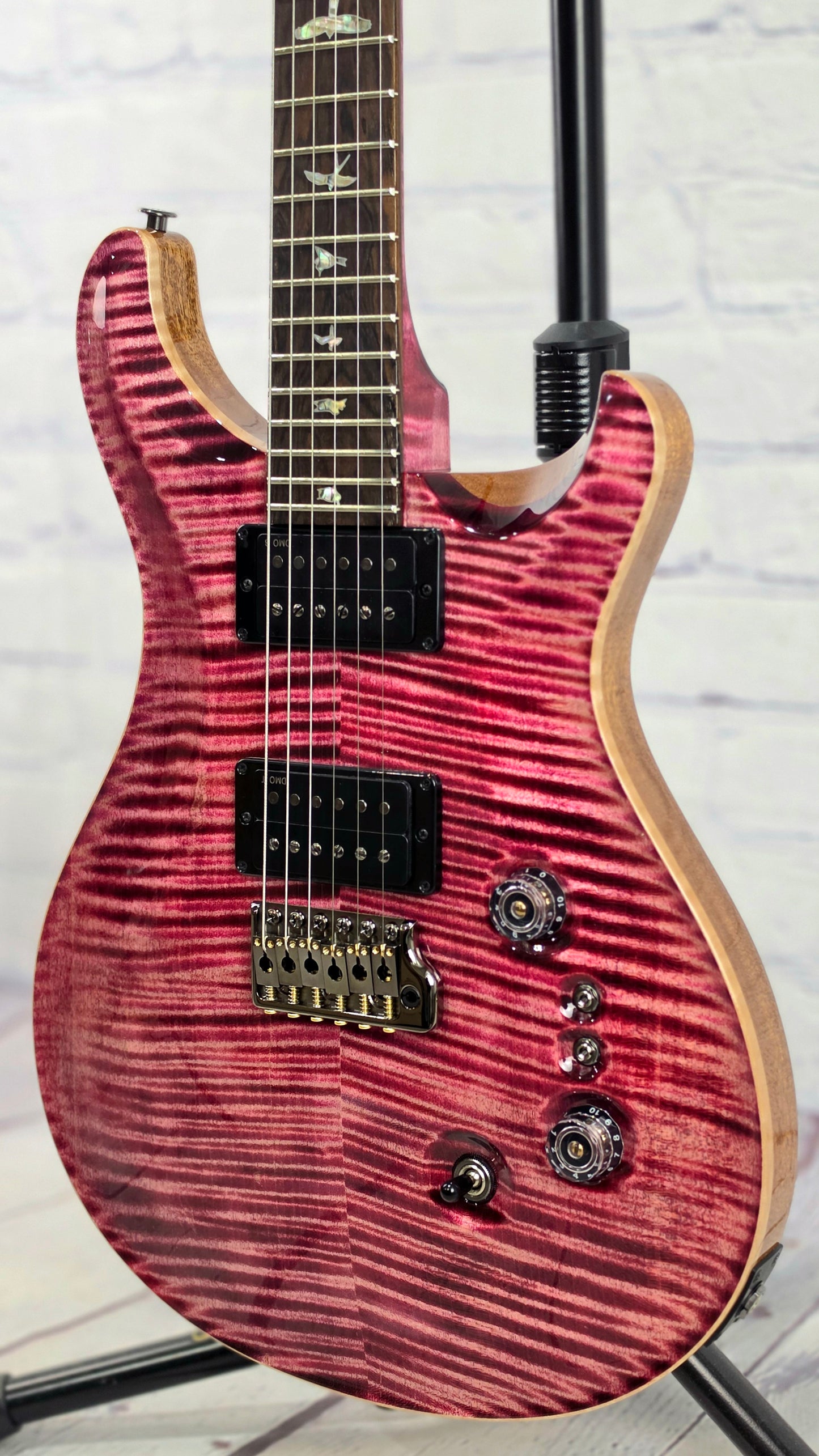 Paul Reed Smith PRS Guitars Custom 24-08 6 String Electric Guitar 10 Top Limited Private Stock Pomegranate
