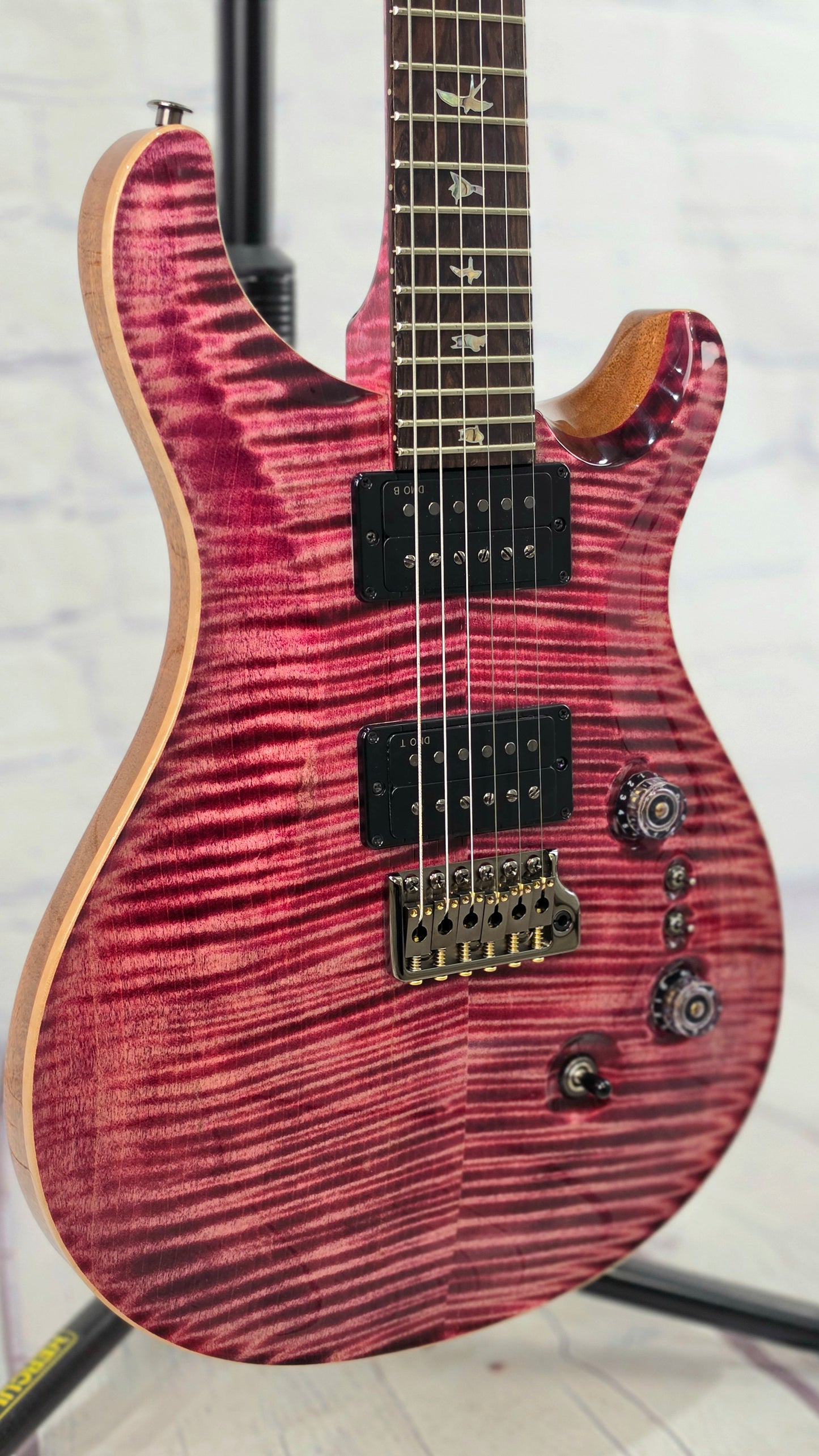 Paul Reed Smith PRS Guitars Custom 24-08 6 String Electric Guitar 10 Top Limited Private Stock Pomegranate