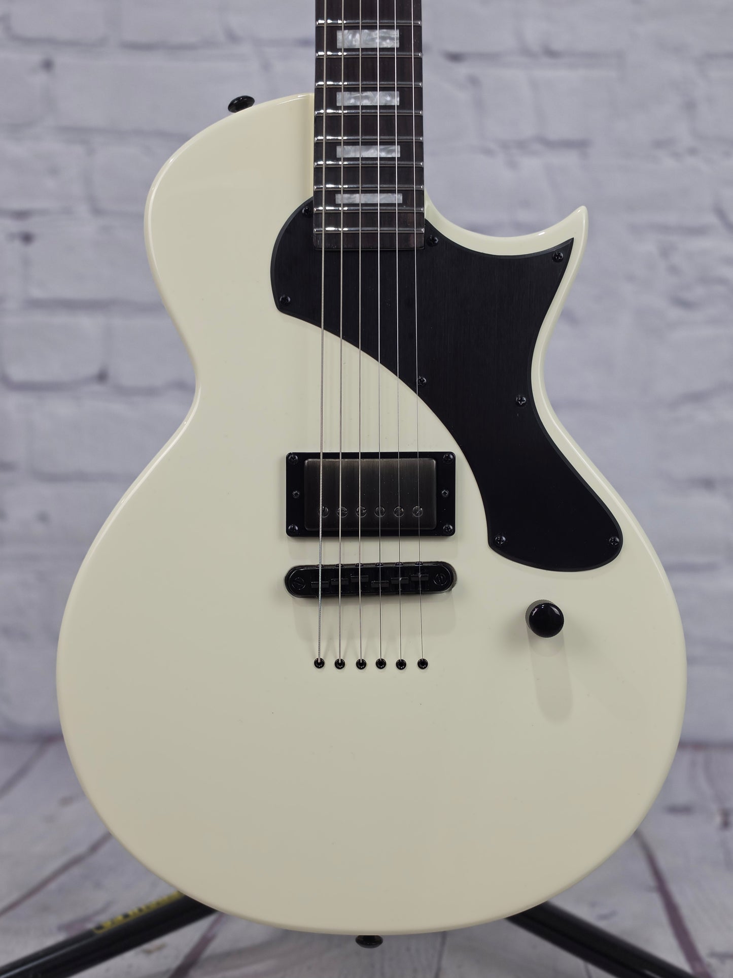 ESP LTD Deluxe EC-01FT 6 String Electric Guitar Olympic White