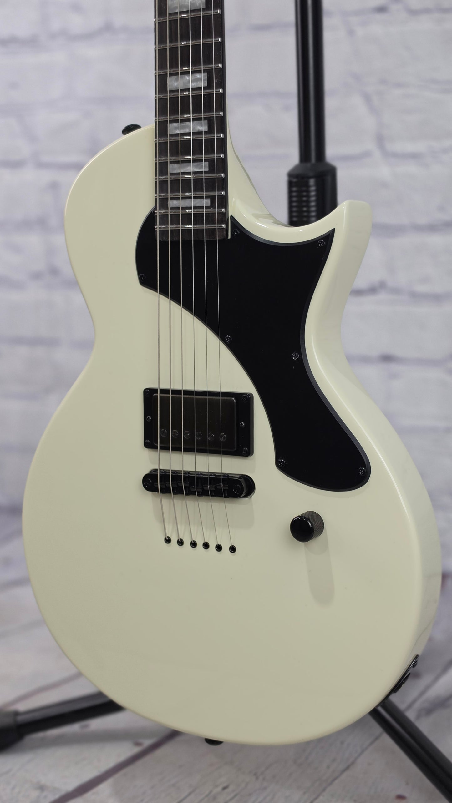 ESP LTD Deluxe EC-01FT 6 String Electric Guitar Olympic White