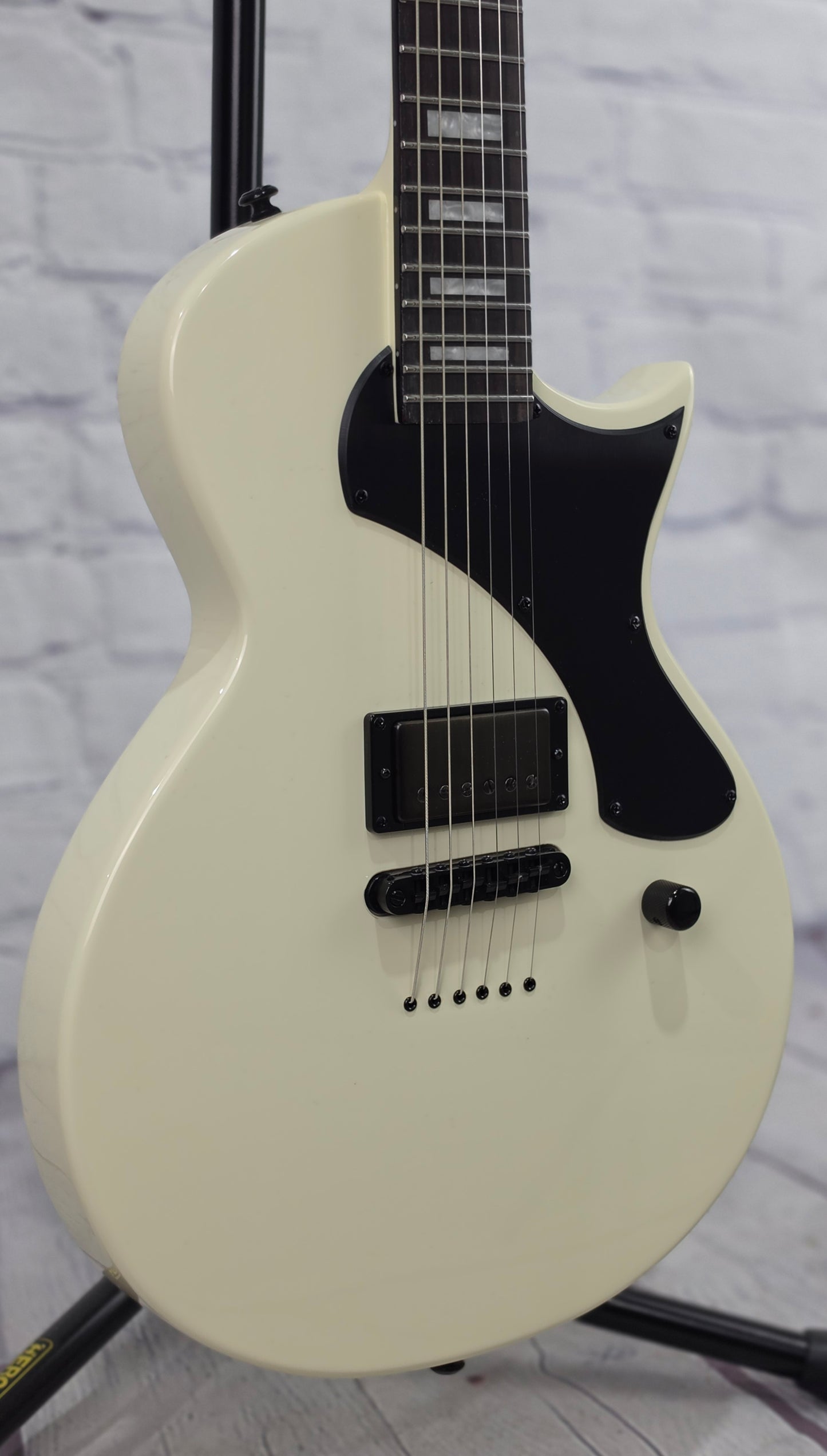 ESP LTD Deluxe EC-01FT 6 String Electric Guitar Olympic White