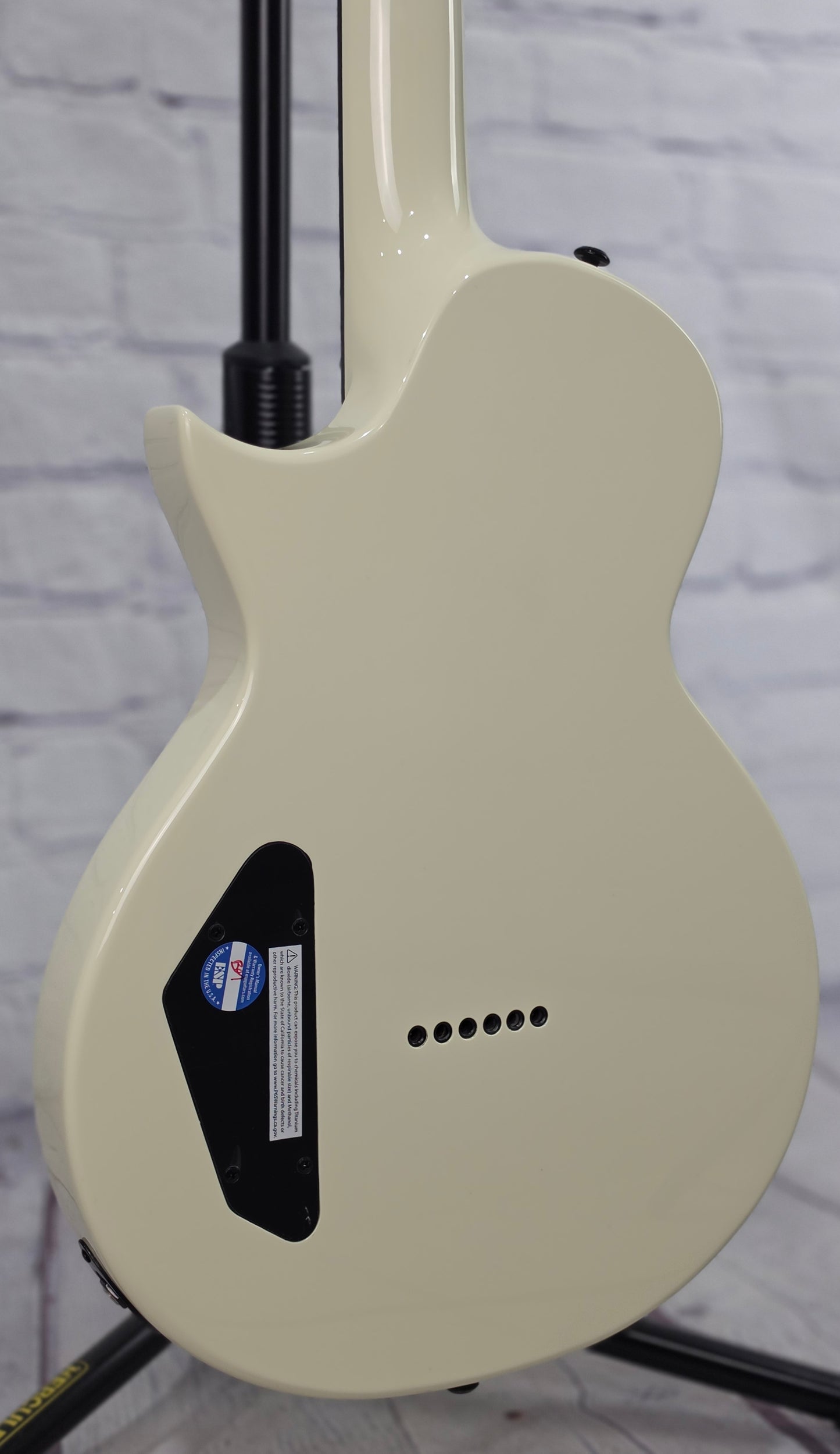 ESP LTD Deluxe EC-01FT 6 String Electric Guitar Olympic White