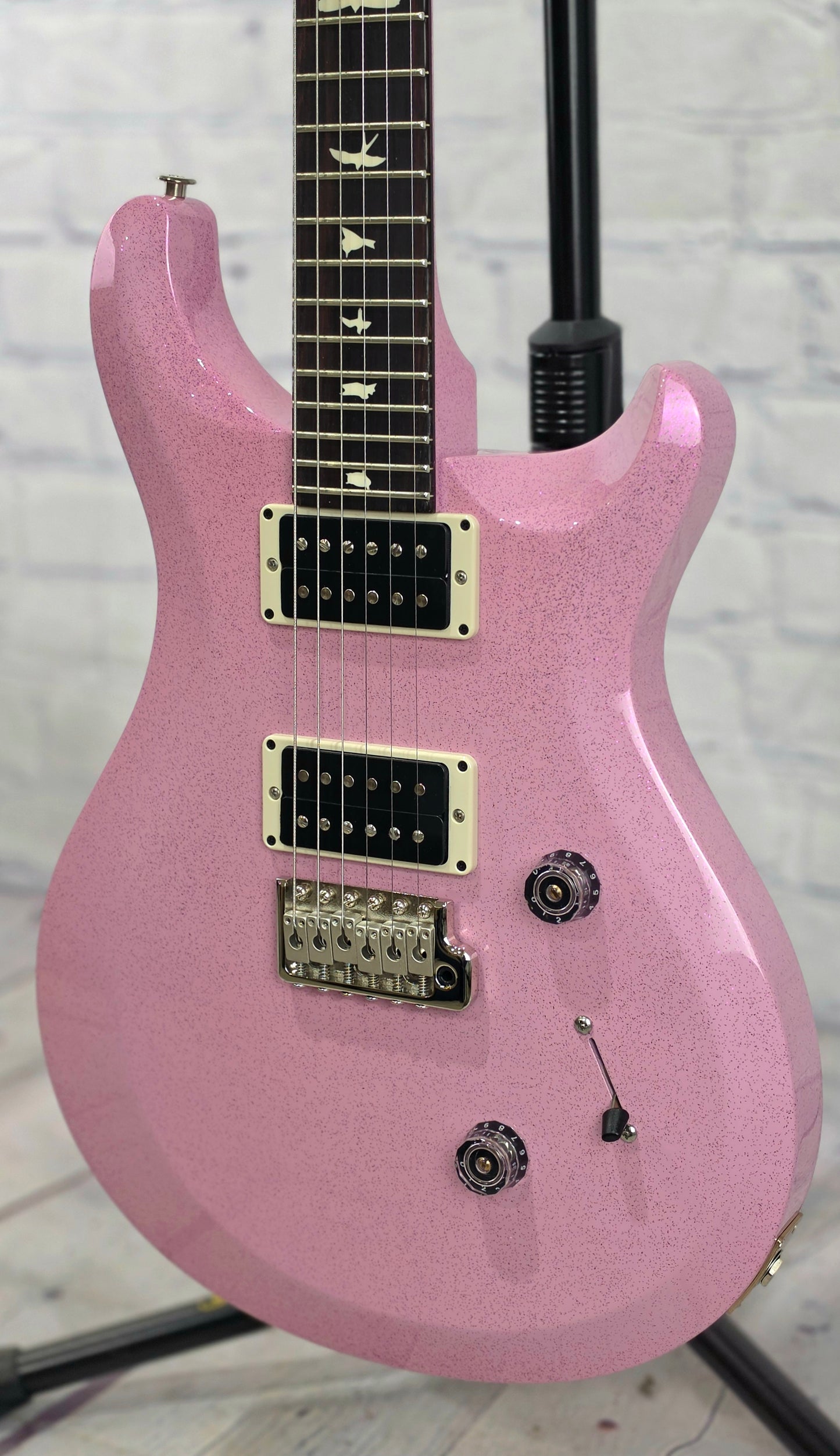 Paul Reed Smith PRS Guitars S2 Custom 24 6 String Electric Guitar Bubblegum Pink Sparkle