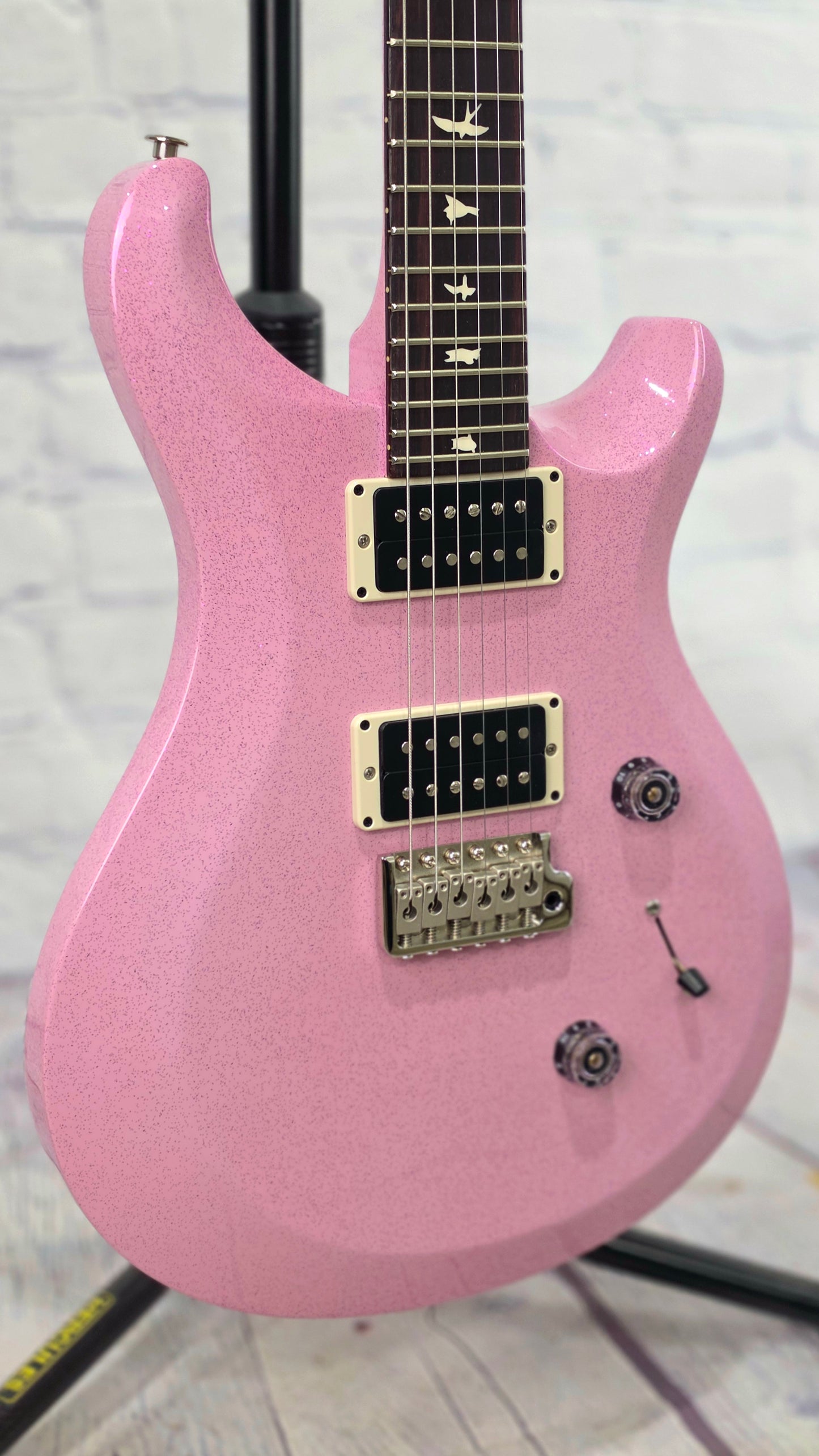 Paul Reed Smith PRS Guitars S2 Custom 24 6 String Electric Guitar Bubblegum Pink Sparkle