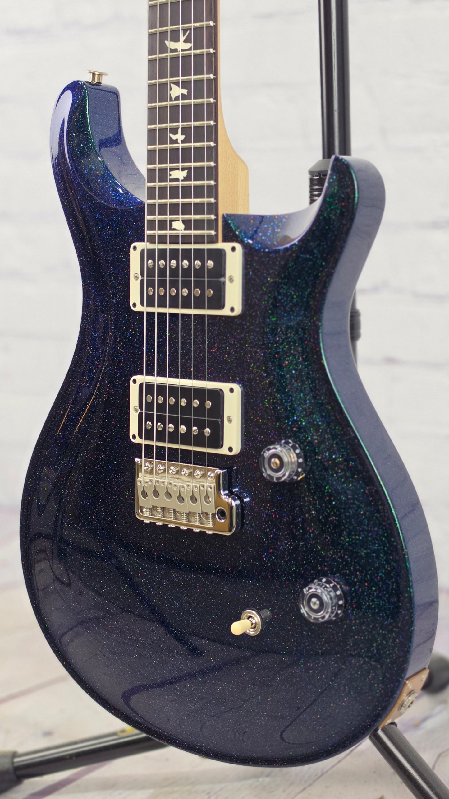 Paul Reed Smith PRS Guitars CE24 6 String Electric Guitar Blue To Green Colorshift Holoflake