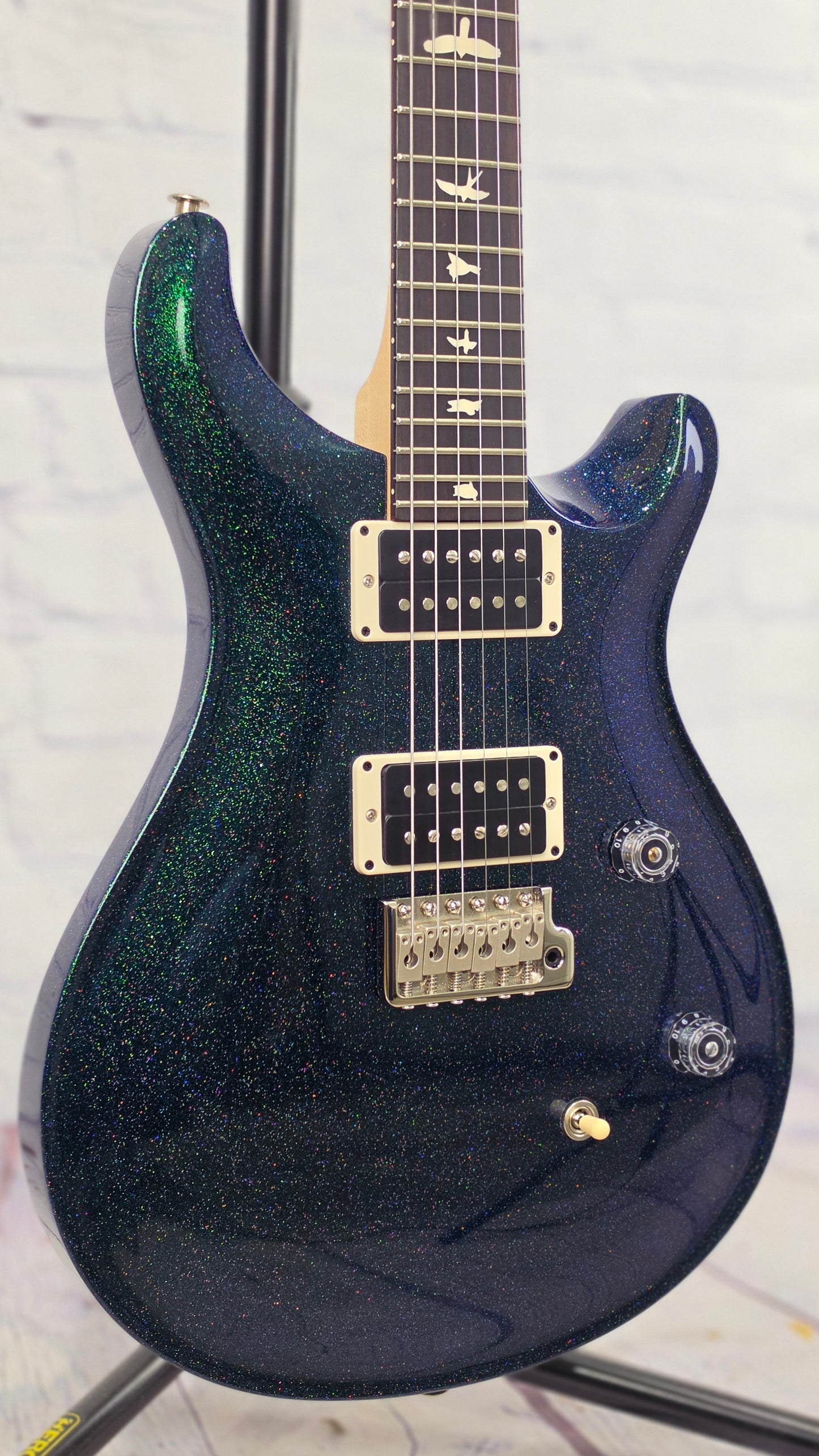 Paul Reed Smith PRS Guitars CE24 6 String Electric Guitar Blue To Green Colorshift Holoflake
