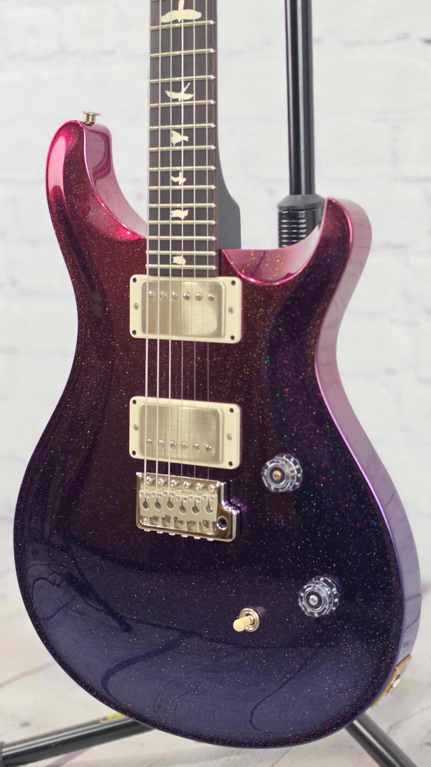 Paul Reed Smith PRS Guitars CE24 6 String Electric Guitar Fuscia to Blueberry Fade Holoflake