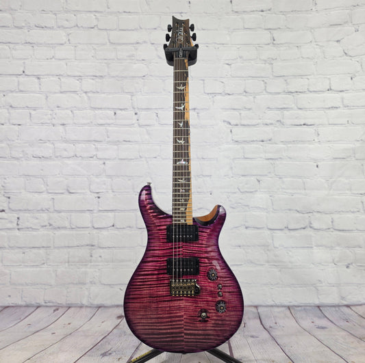 Paul Reed Smith PRS Guitars Custom 24-08 6 String Electric Guitar 10 Top Black Raspberry Purple Burst