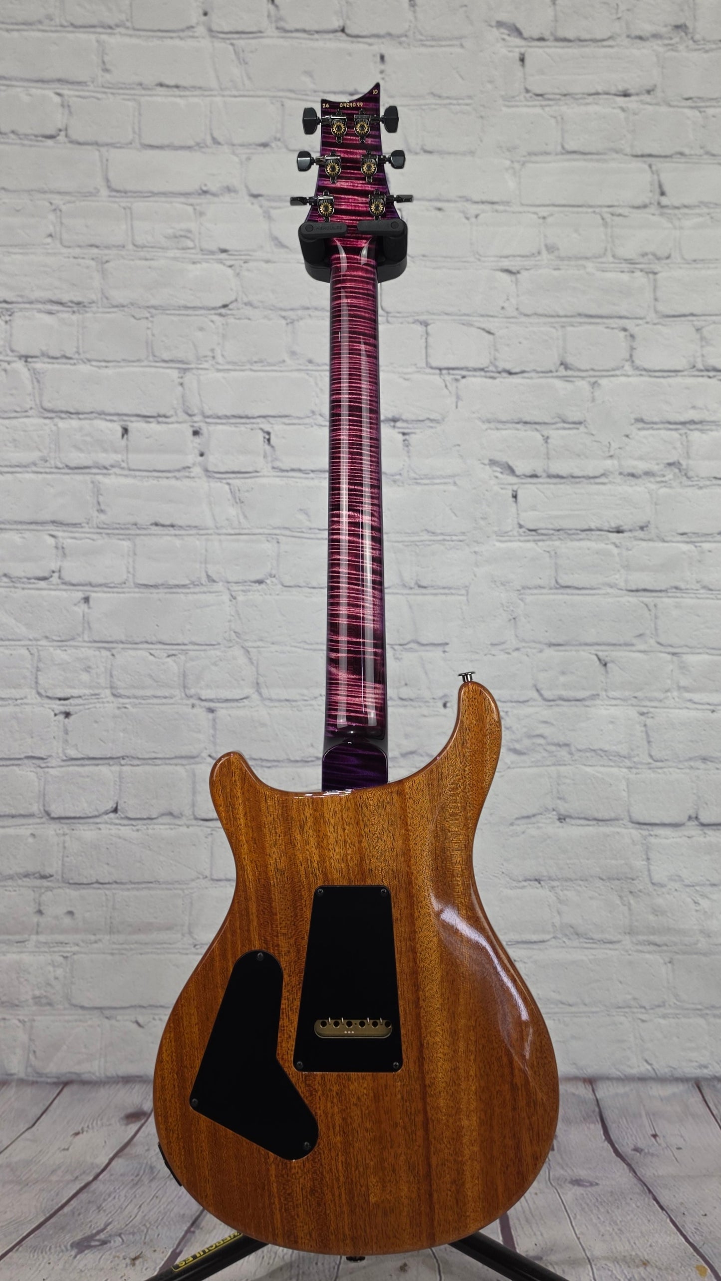 Paul Reed Smith PRS Guitars Custom 24-08 6 String Electric Guitar 10 Top Black Raspberry Purple Burst