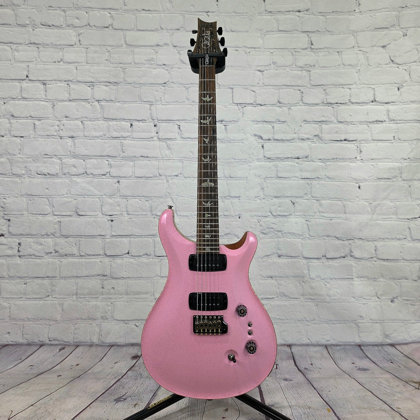 Paul Reed Smith PRS Guitars Wood Library Custom 24-08 6 String Electric Guitar Bubblegum Pink Sparkle