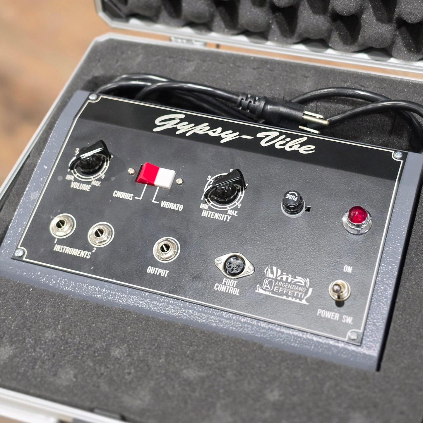 USED Argenziano Effetti Gypsy Vibe V1 Handmade Uni-Vibe Pedal