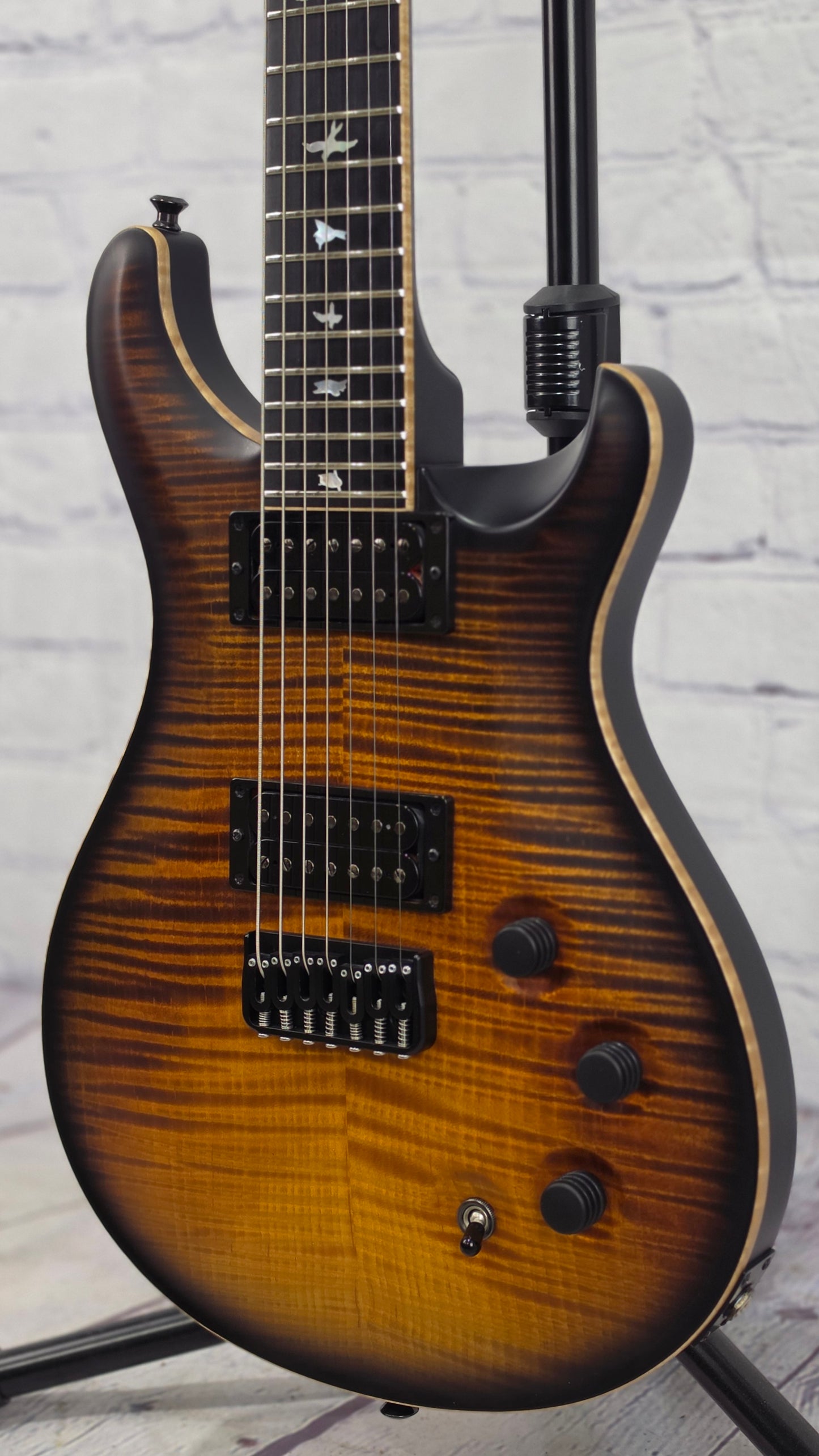 USED Paul Reed Smith PRS Guitars Private Stock Custom 24 7 String Electric Guitar Sandstorm Dragon's Breath Smokeburst