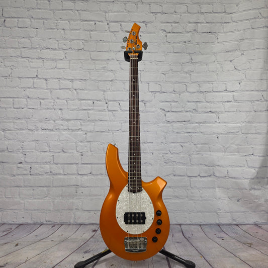 USED Ernie Ball Music Man Bongo H 4 String Bass Desert Gold