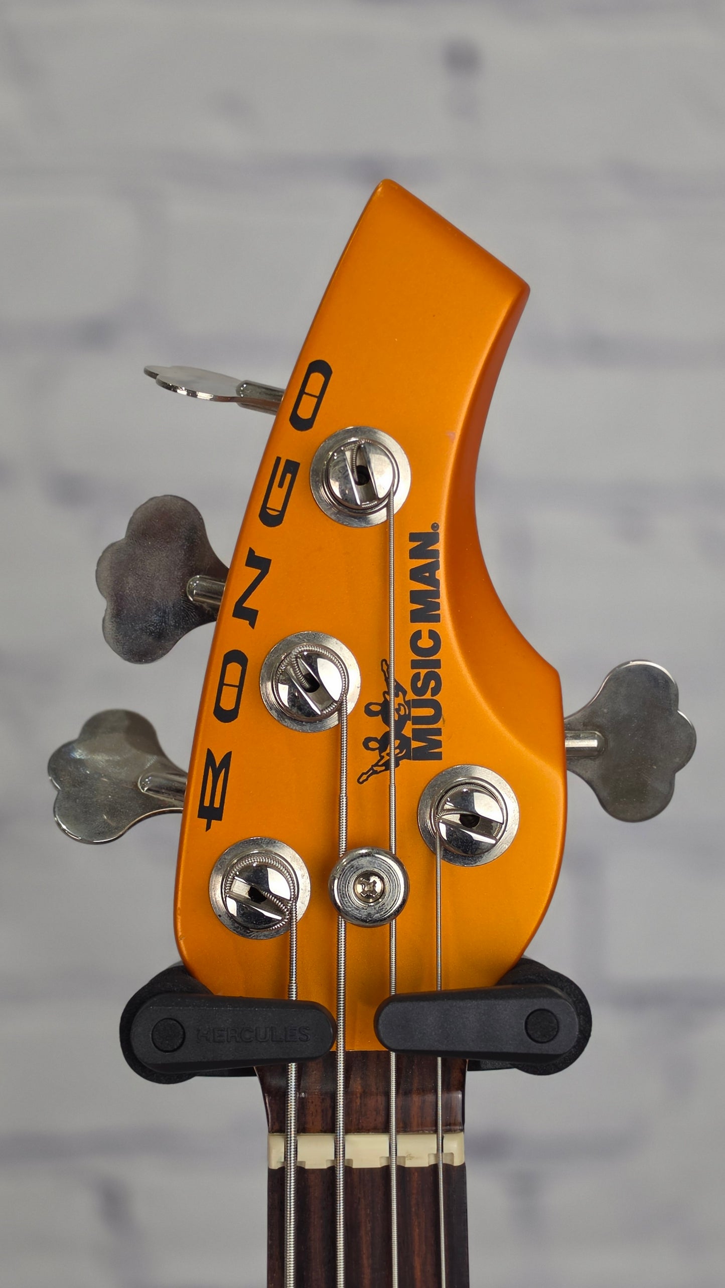 USED Ernie Ball Music Man Bongo H 4 String Bass Desert Gold