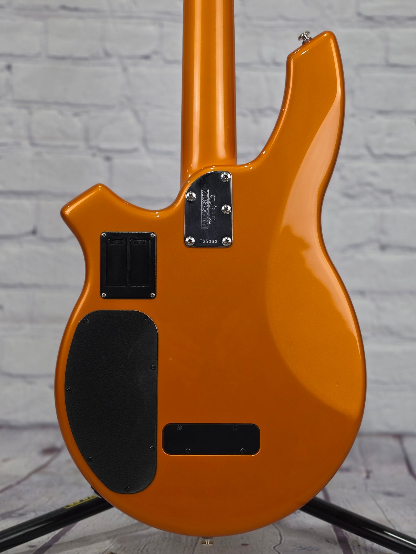USED Ernie Ball Music Man Bongo H 4 String Bass Desert Gold
