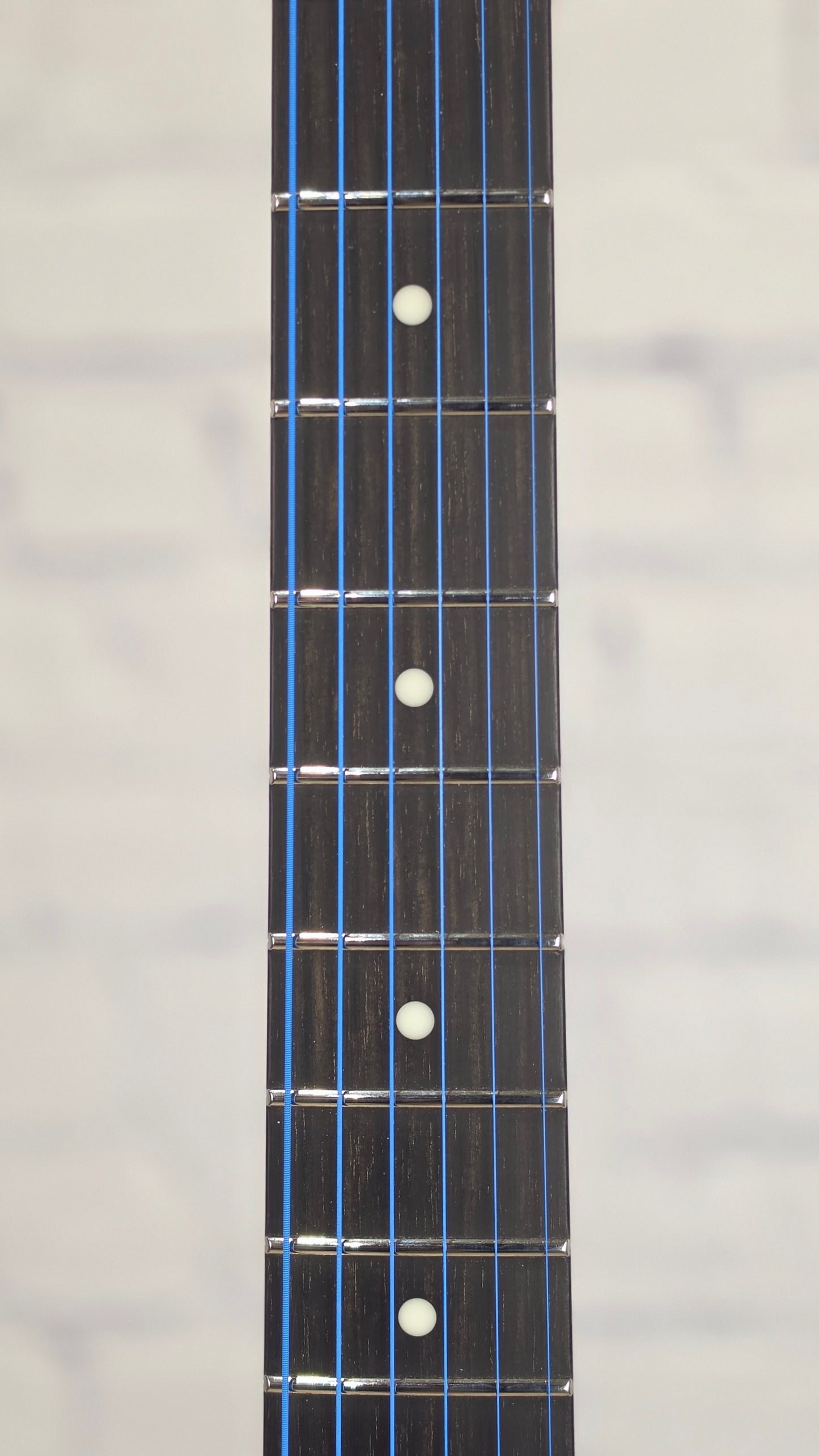 Charvel USA Custom Shop DK24 2H FR 6 String Electric Guitar Blue on Black