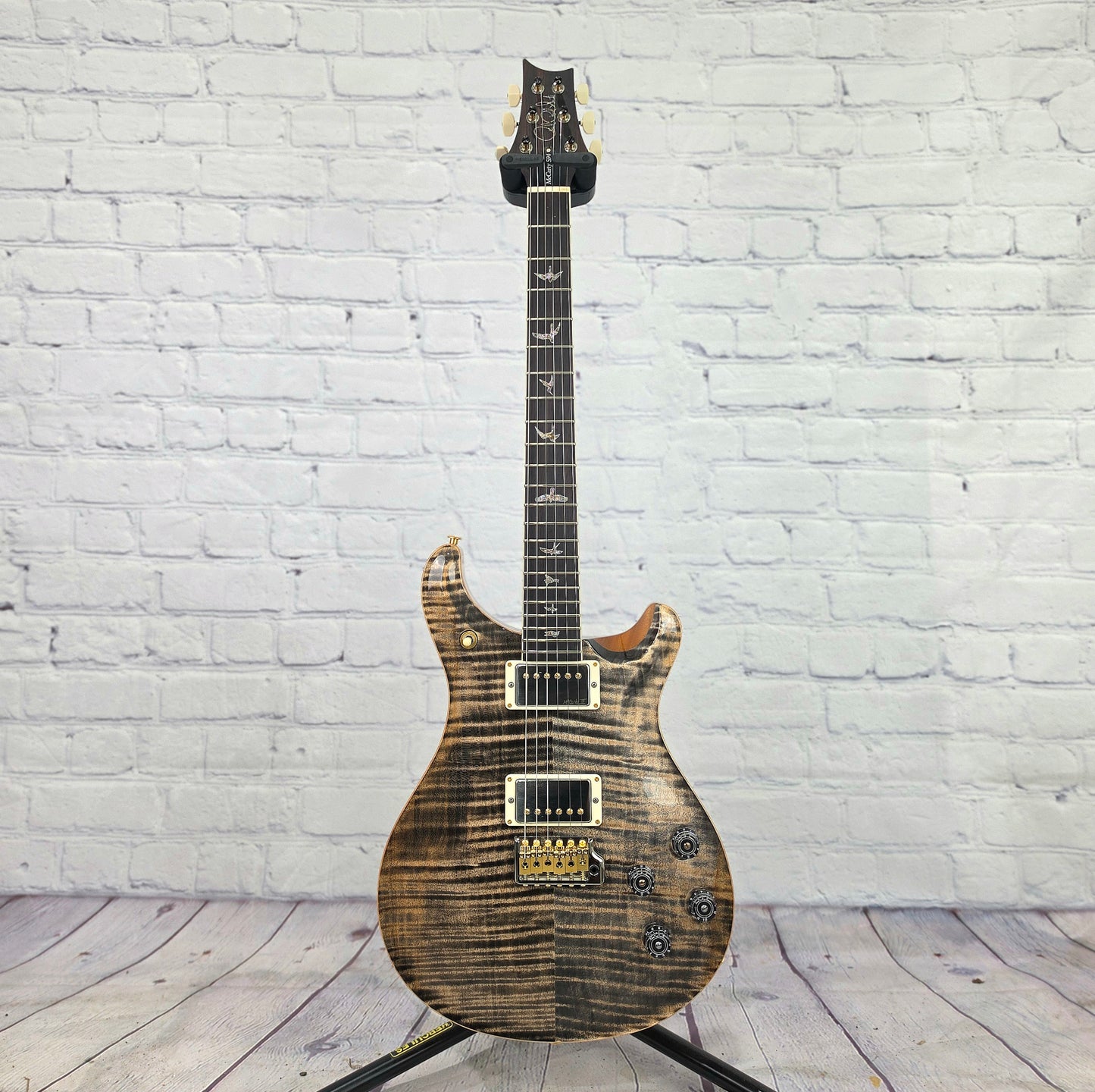 Paul Reed Smith PRS Guitars Wood Library McCarty 594 Tremolo Electric Guitar 10 Top Charcoal