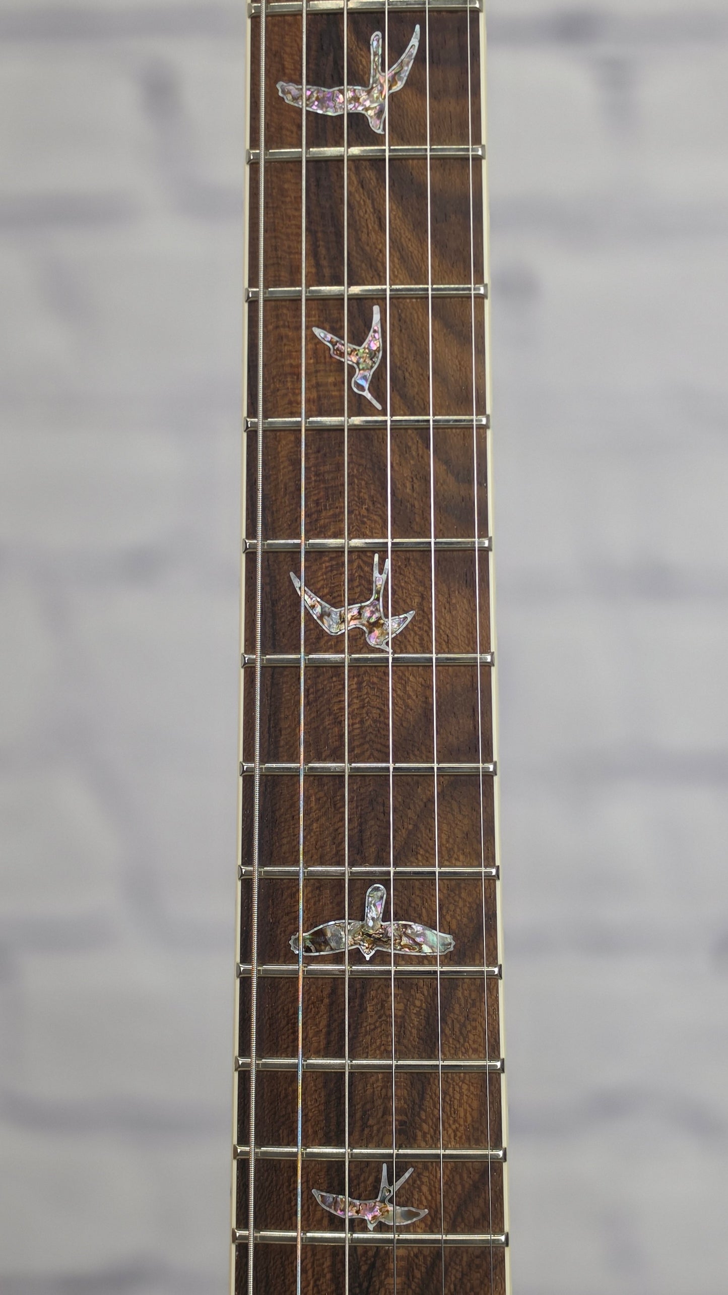 Paul Reed Smith PRS Guitars Wood Library McCarty 6 String Electric Guitar 10 Top Arctic Blue Natural Back 408 Switching