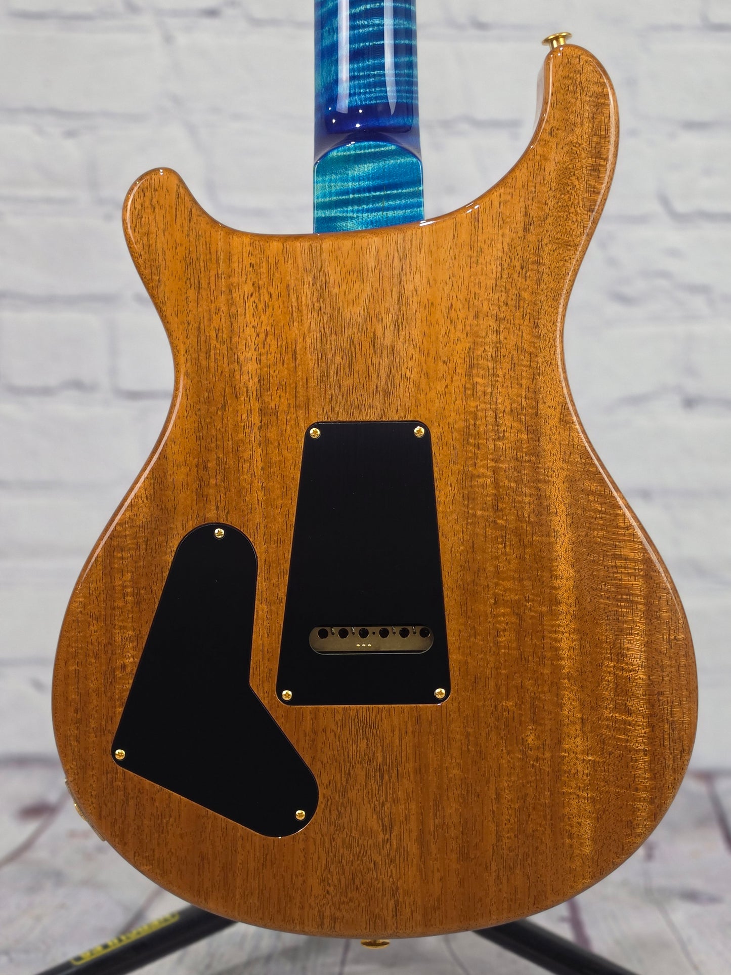 Paul Reed Smith PRS Guitars Wood Library McCarty 6 String Electric Guitar 10 Top Arctic Blue Natural Back 408 Switching