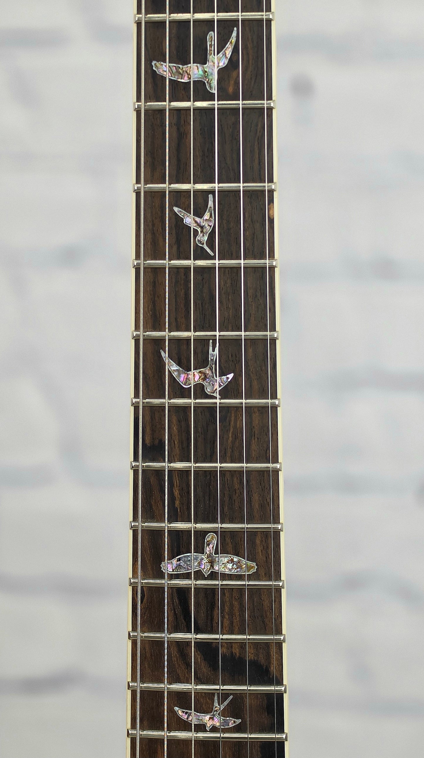 Paul Reed Smith PRS Wood Library McCarty 6 String Electric Guitar 10 Top Emerald Natural Back 408 Switching
