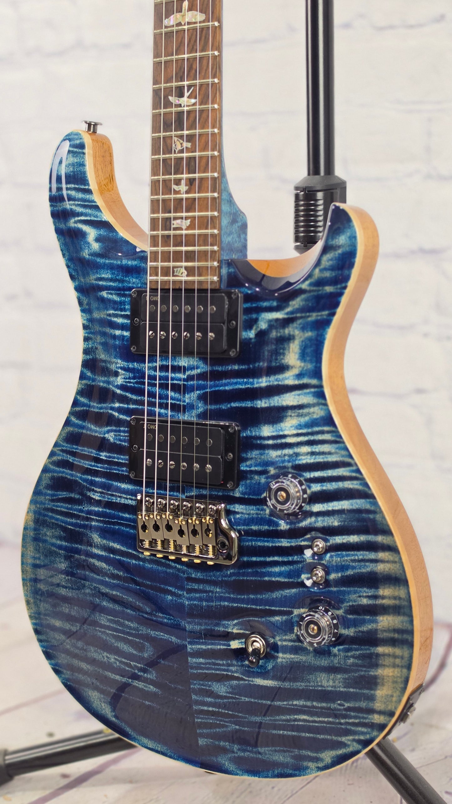 Paul Reed Smith PRS Guitars Custom 24-08 6 String Electric Guitar 10 Top Limited Private Stock Indigo