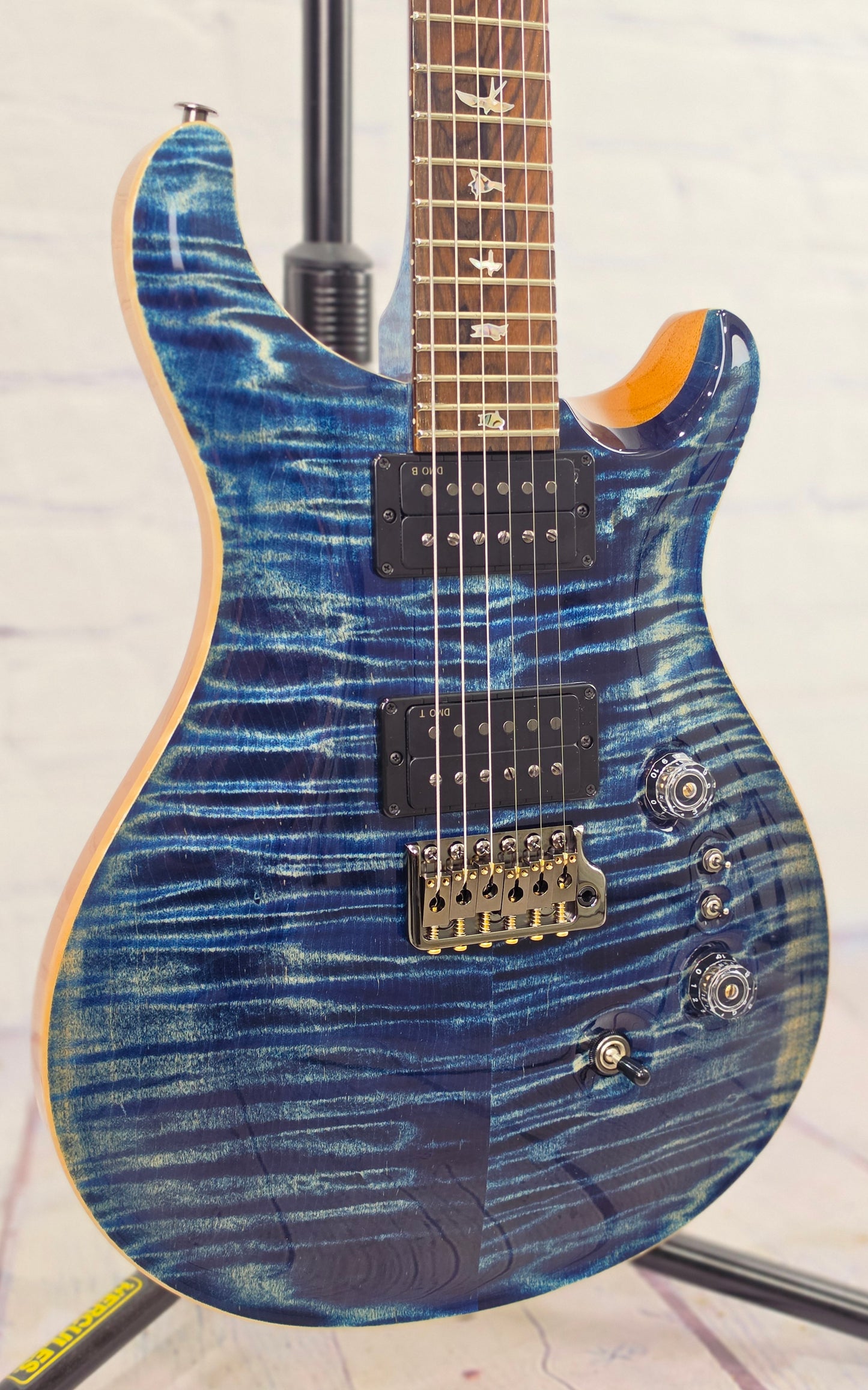 Paul Reed Smith PRS Guitars Custom 24-08 6 String Electric Guitar 10 Top Limited Private Stock Indigo
