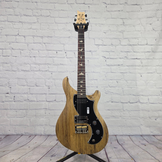 Paul Reed Smith PRS Guitars S2 Vela Satin 6 String Electric Guitar Limited Edition Black Limba Natural