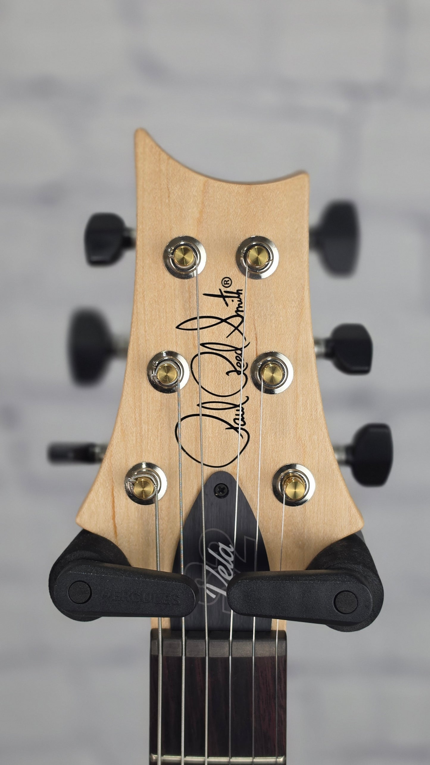 Paul Reed Smith PRS Guitars S2 Vela Satin Semi-Hollow 6 String Electric Guitar Limited Edition Black Limba Natural