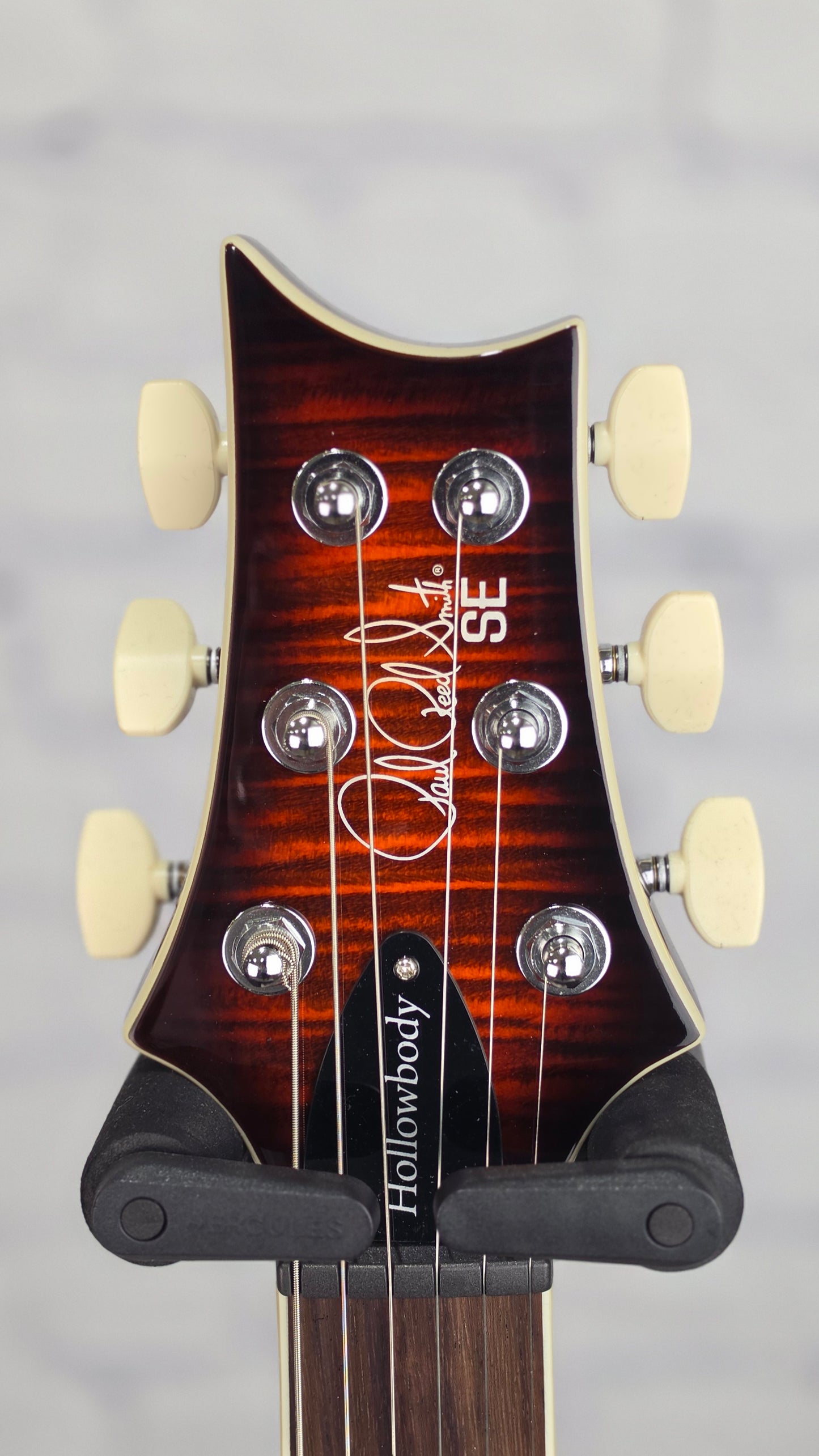 Paul Reed Smith PRS SE Hollowbody I Piezo 6 String Electric Guitar HBI Orange Tiger Smokeburst