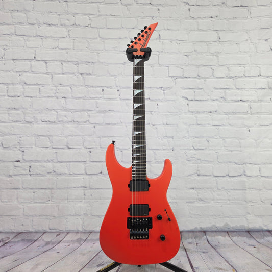 Jackson Guitars American Series Soloist SL2MG 6 String Electric Guitar Satin Lambo Orange