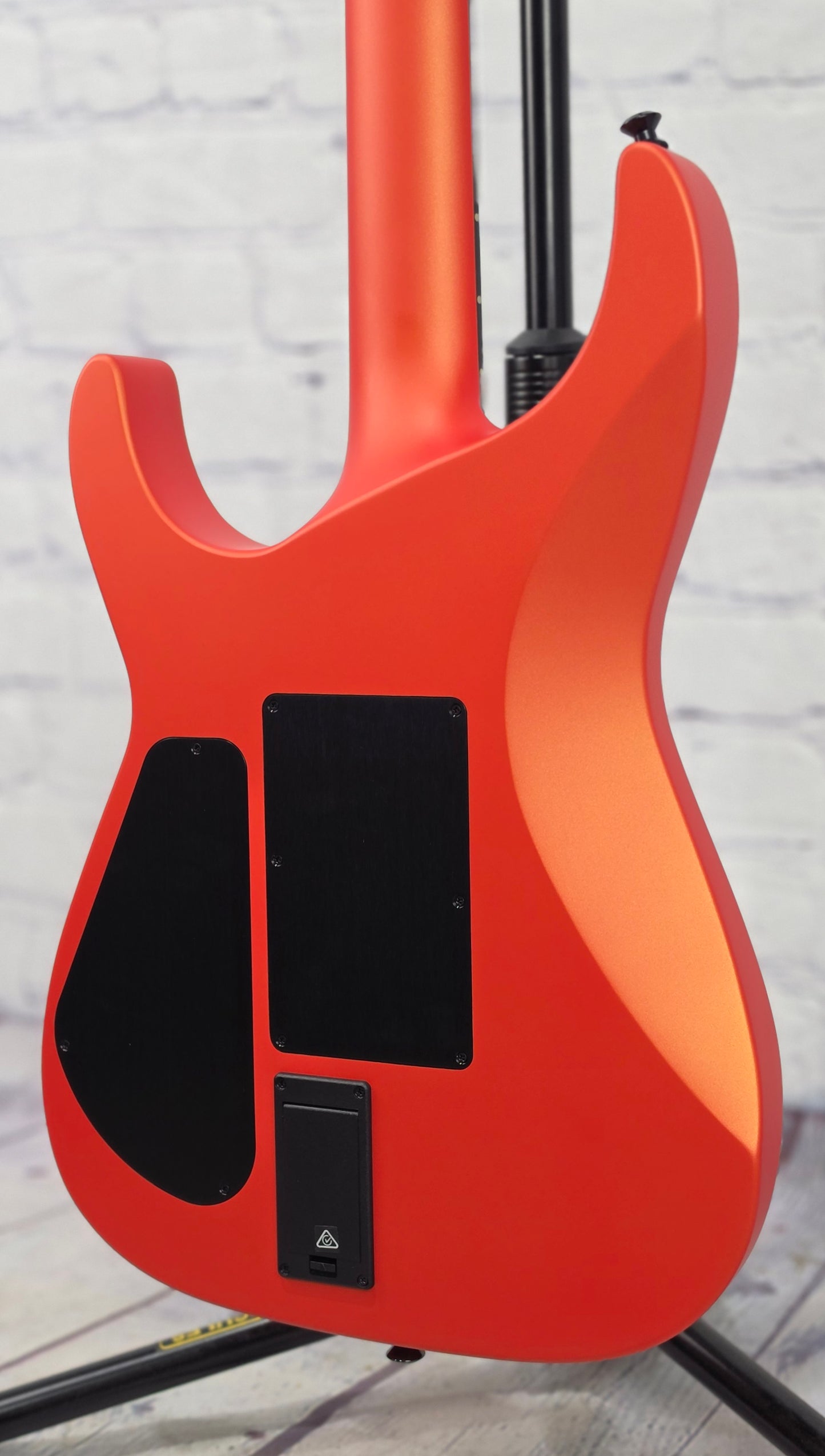 Jackson Guitars American Series Soloist SL2MG 6 String Electric Guitar Satin Lambo Orange