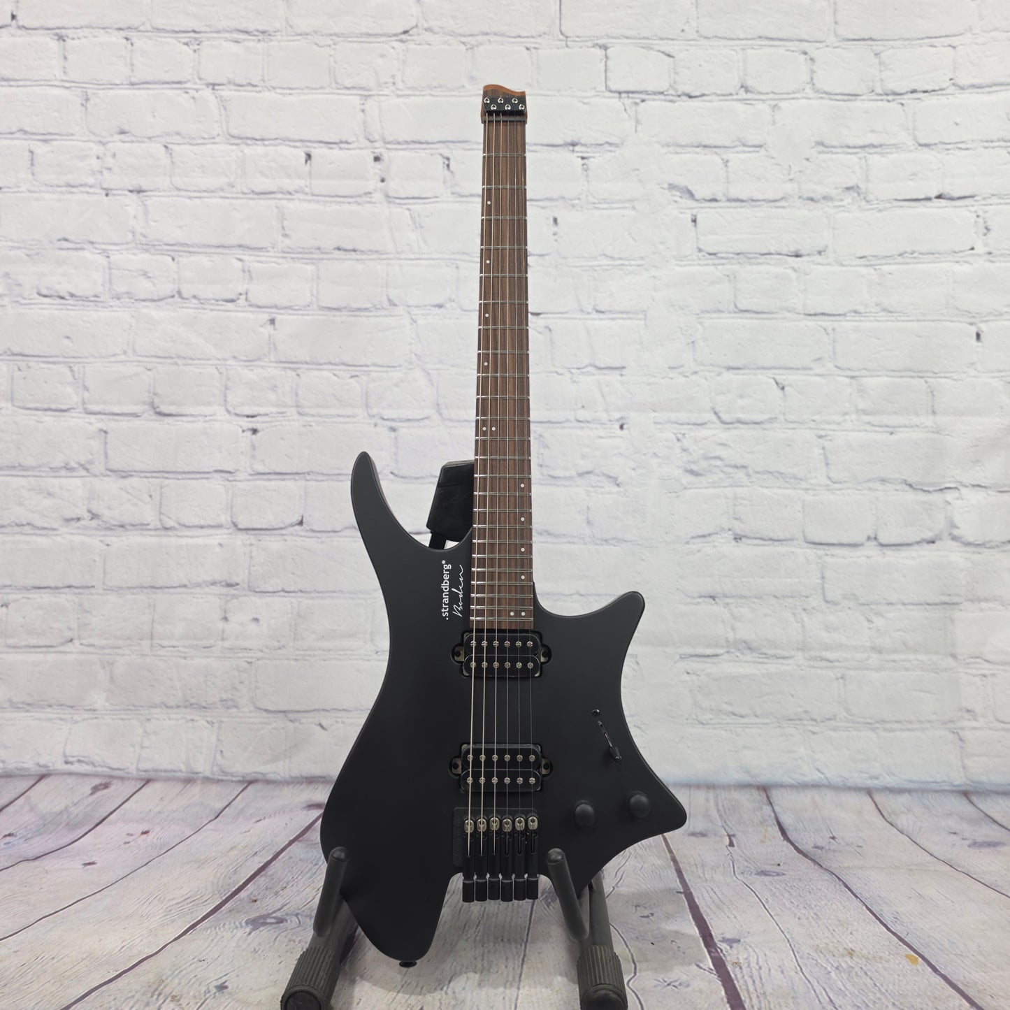 Strandberg Boden Essential 6 String Electric Guitar Black Granite