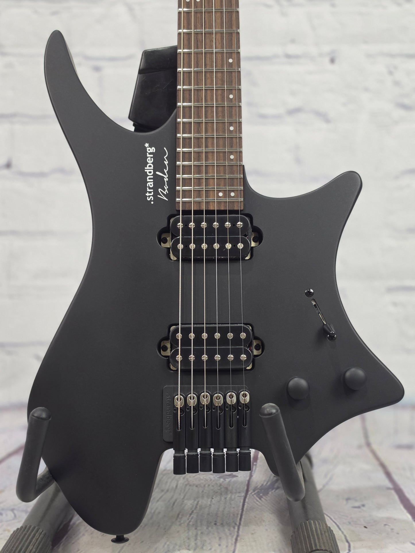 Strandberg Boden Essential 6 String Electric Guitar Black Granite