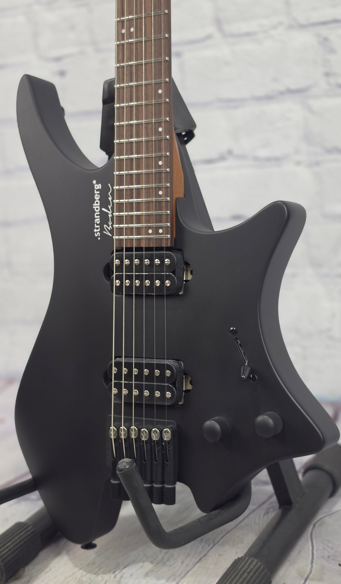 Strandberg Boden Essential 6 String Electric Guitar Black Granite