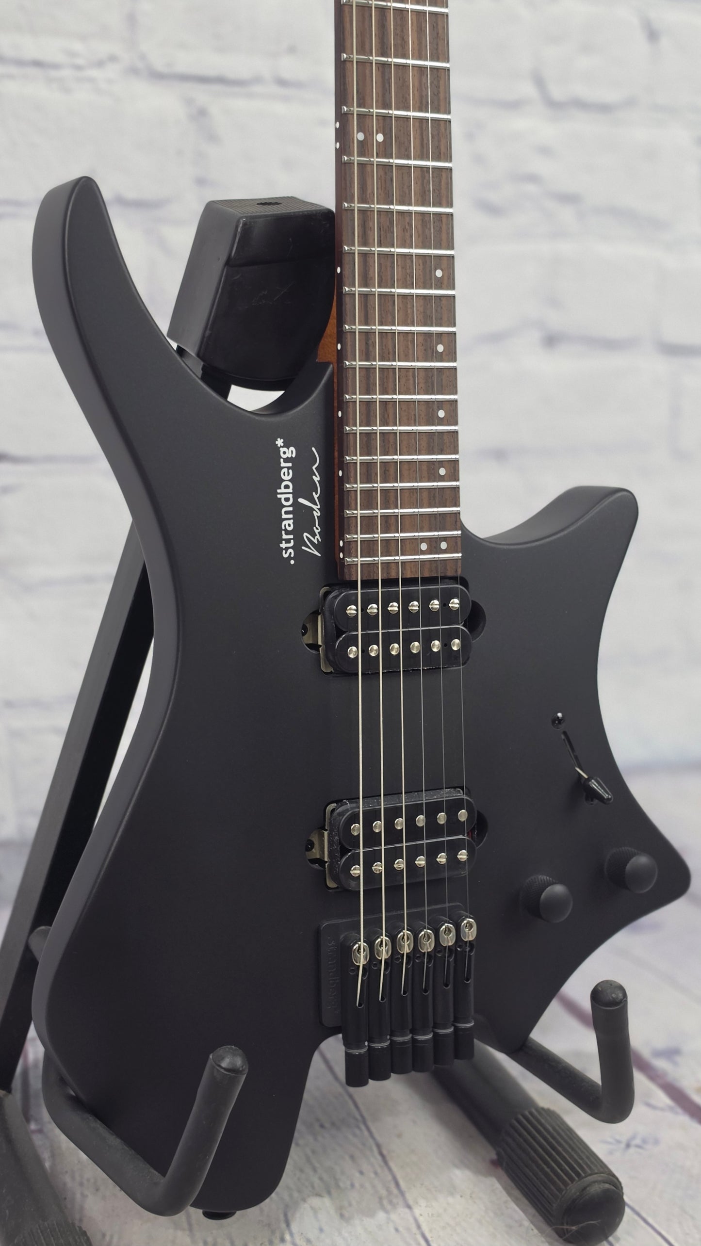 Strandberg Boden Essential 6 String Electric Guitar Black Granite