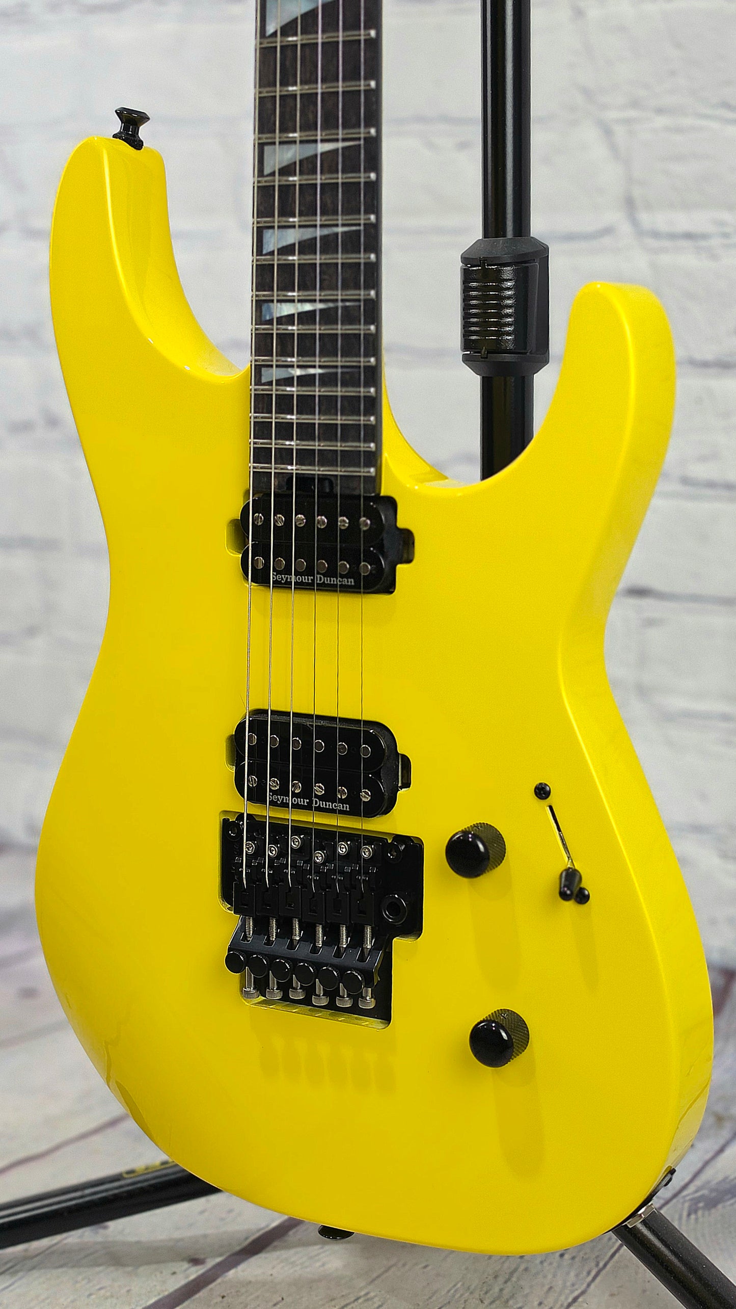 Jackson Guitars American Series Soloist SL2 DX 6 String Electric Guitar Lemon Ice