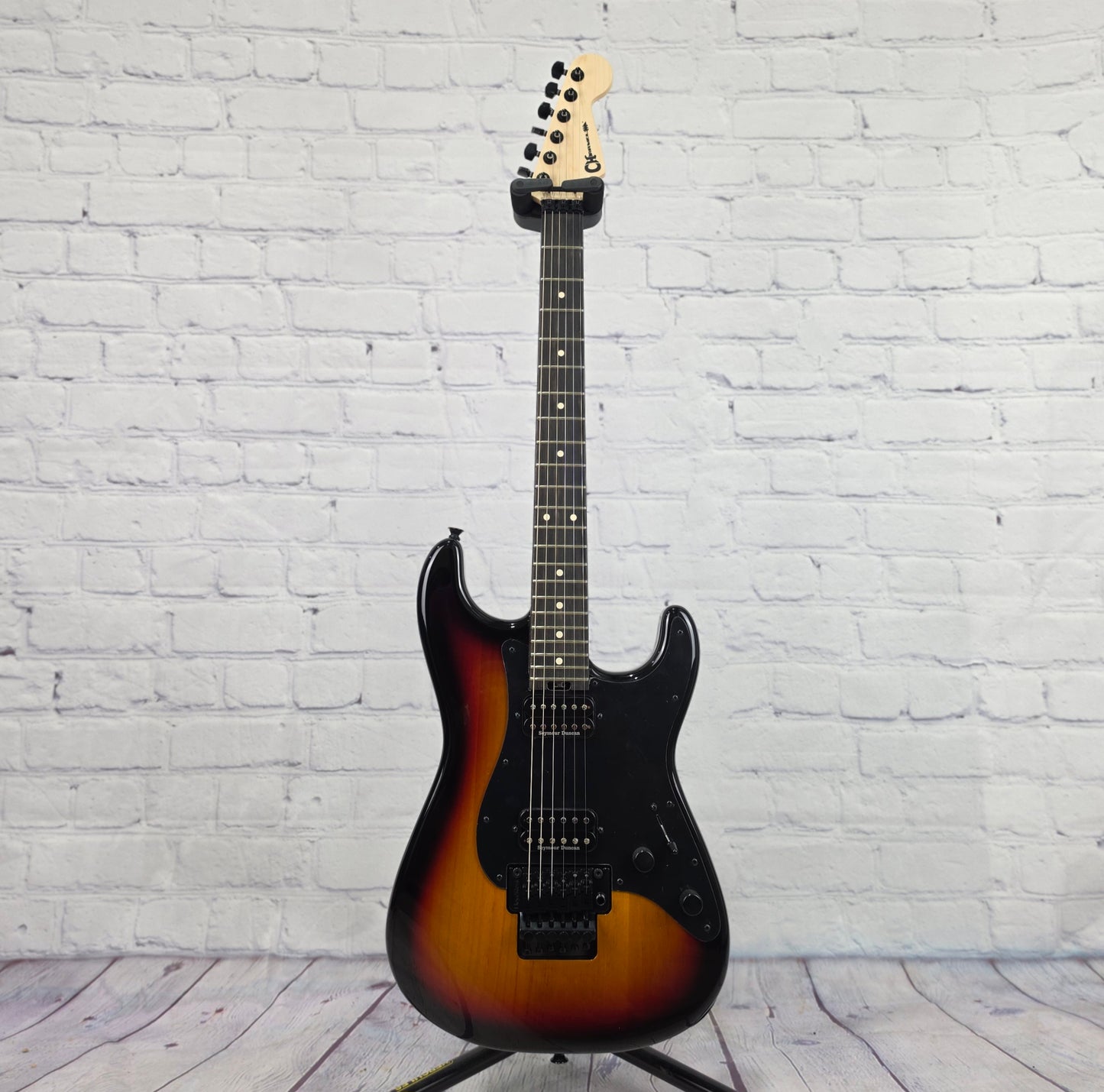 Charvel Pro-Mod So-Cal Style 1 HH FR 6 String Electric Guitar Three-Tone Sunburst