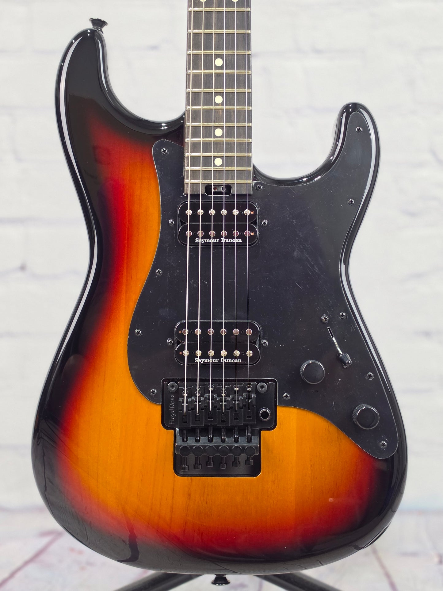 Charvel Pro-Mod So-Cal Style 1 HH FR 6 String Electric Guitar Three-Tone Sunburst