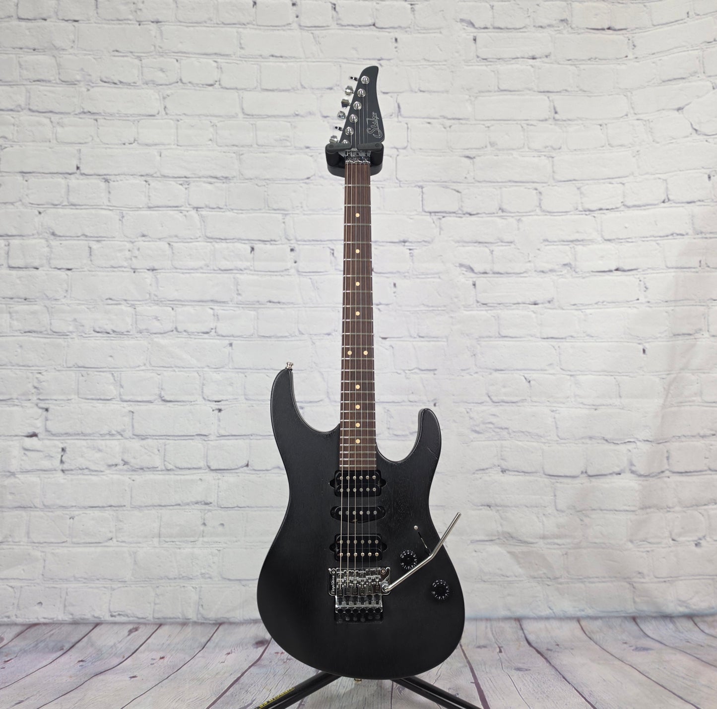 USED Suhr Modern Satin HSH Floyd 6 String Electric Guitar Black Satin