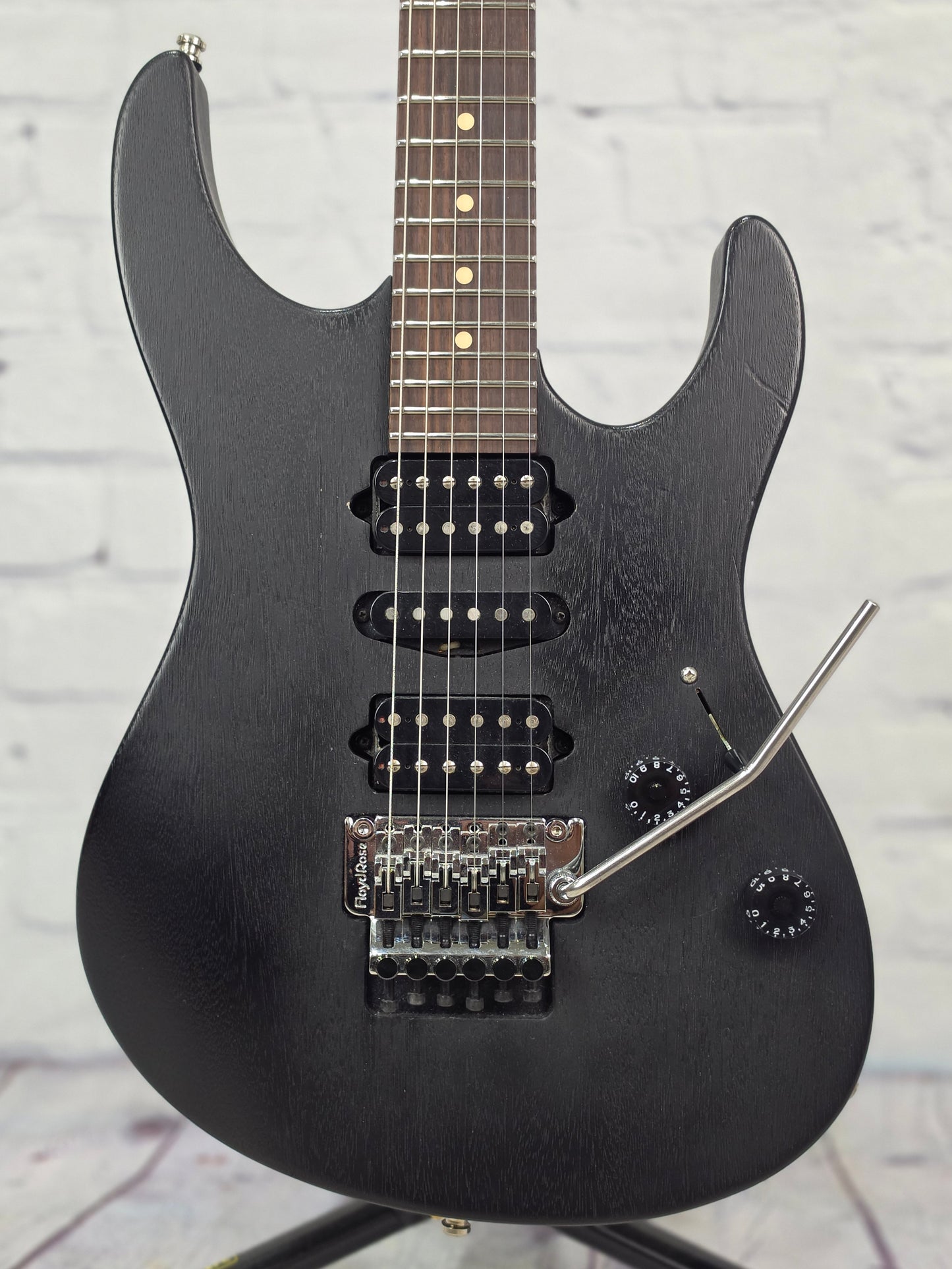 USED Suhr Modern Satin HSH Floyd 6 String Electric Guitar Black Satin