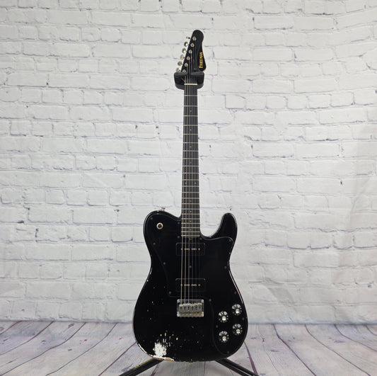 USED Friedman Vintage T P90 6 String Electric Guitar Medium Aged Gloss Black