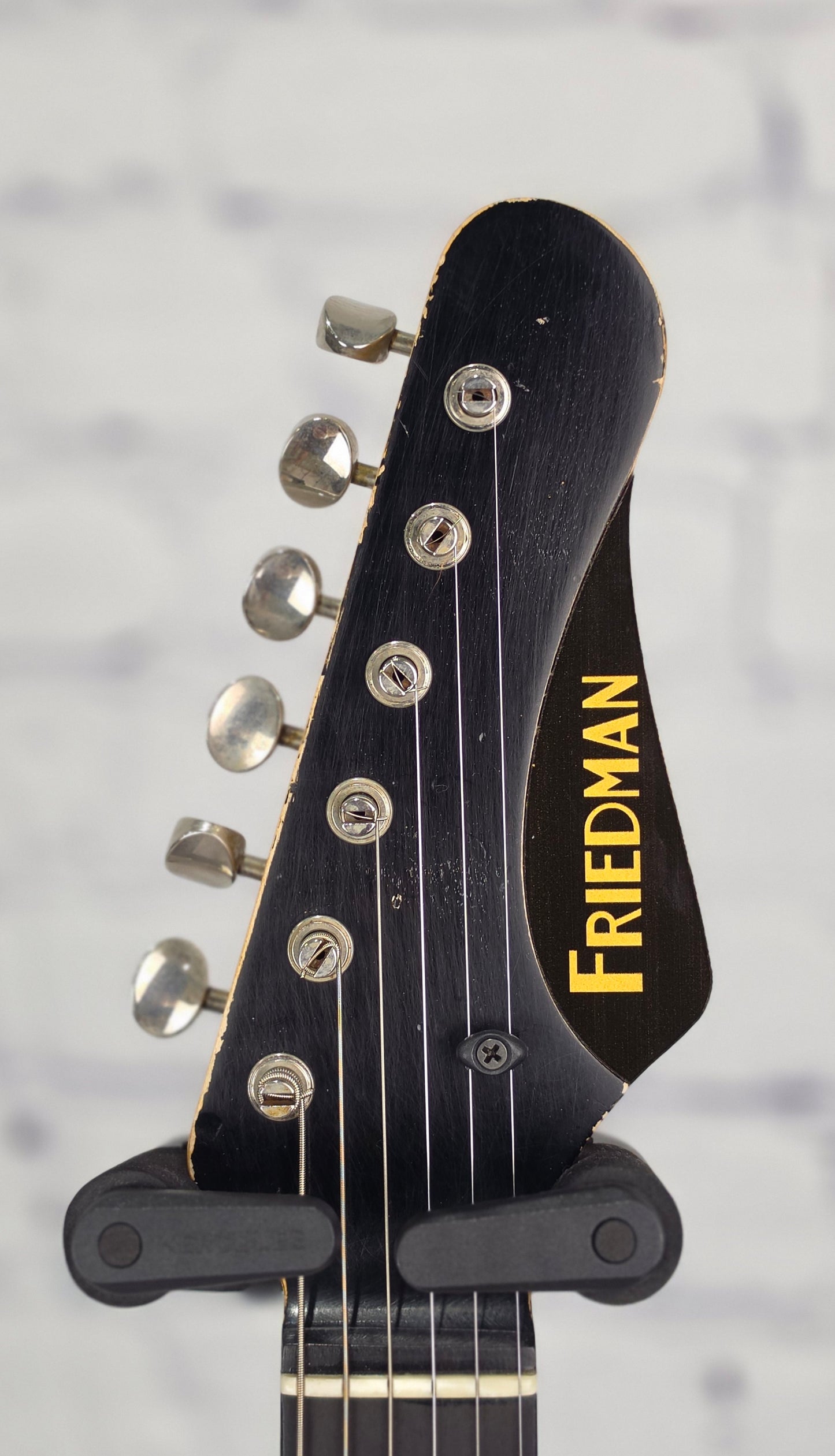 USED Friedman Vintage T P90 6 String Electric Guitar Aged Gloss Black
